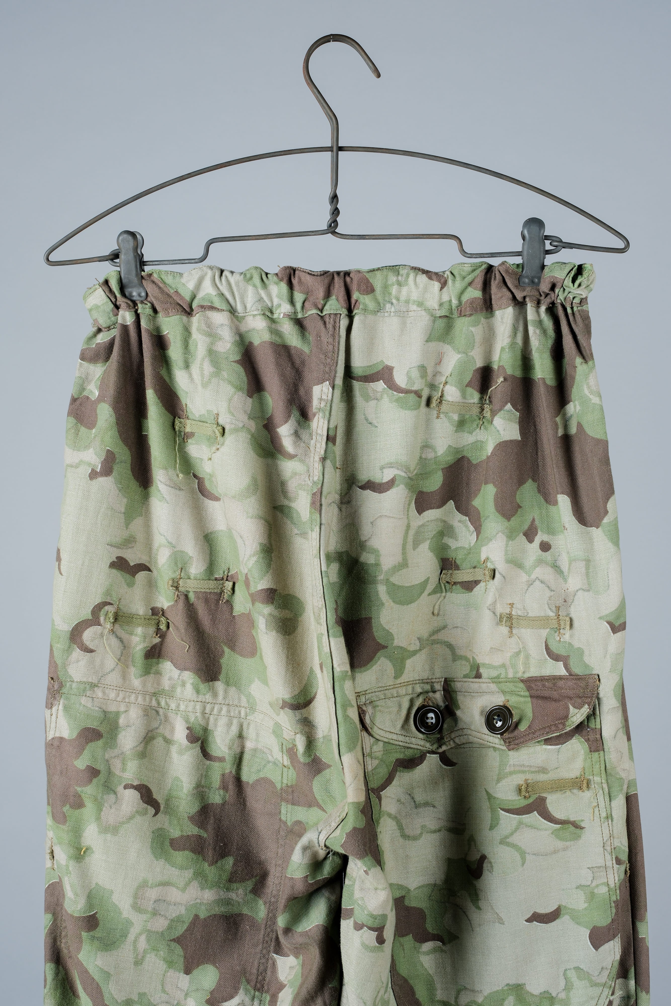 【~50's】Czechoslovakian Army Clouds Camouflage Reversible Trousers "Modified"