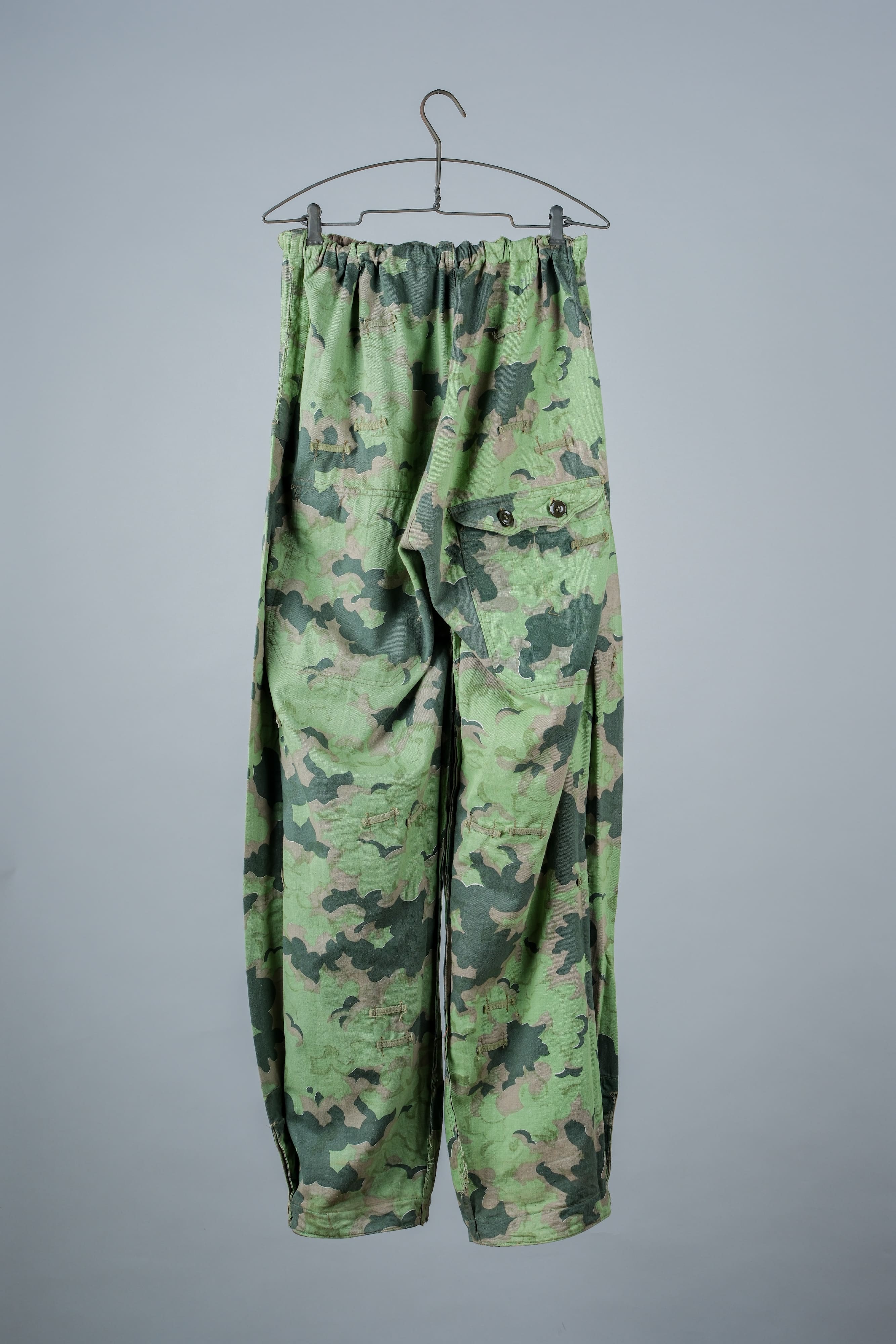 【~50's】Czechoslovakian Army Clouds Camouflage Reversible Trousers "Modified"