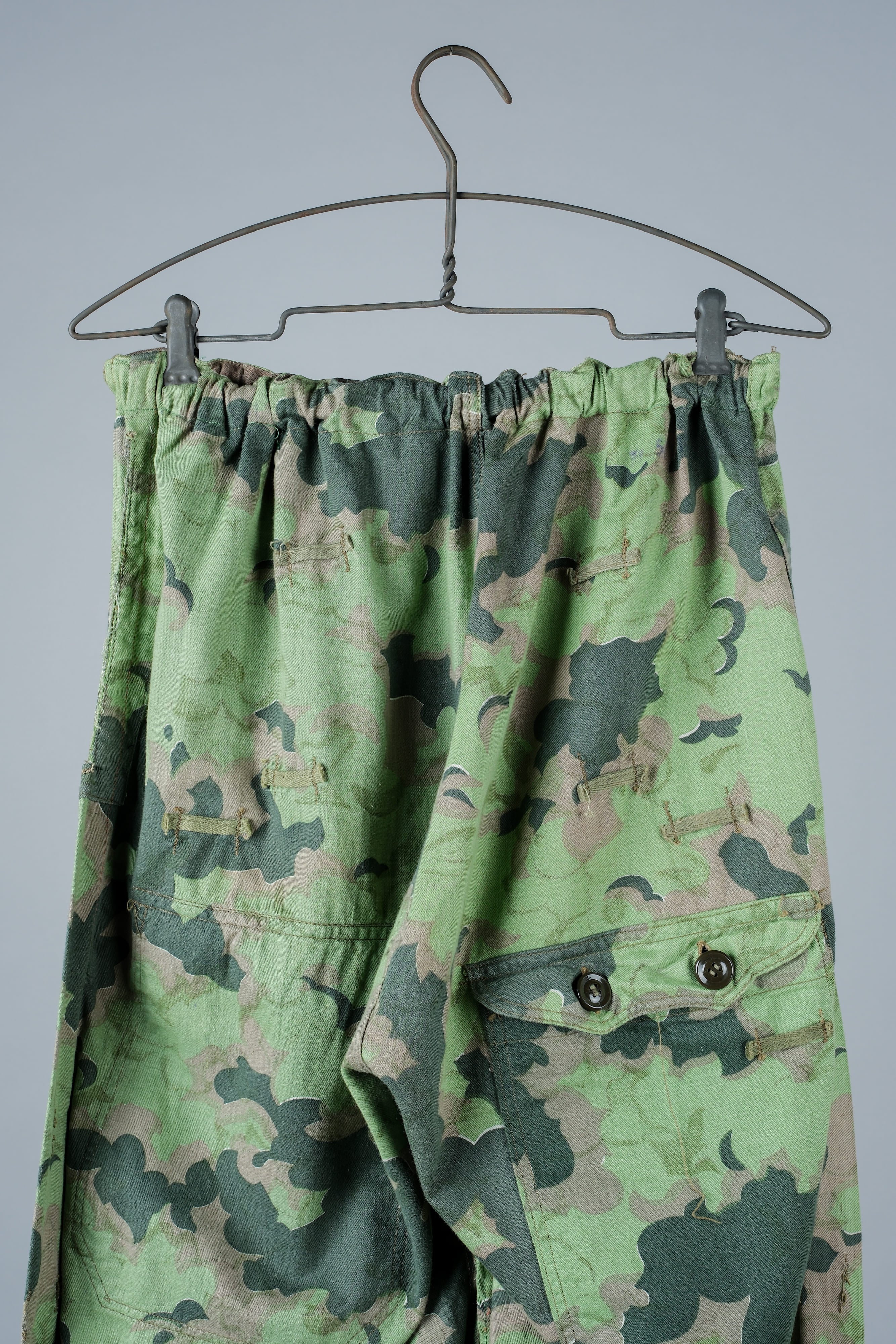 【~50's】Czechoslovakian Army Clouds Camouflage Reversible Trousers "Modified"