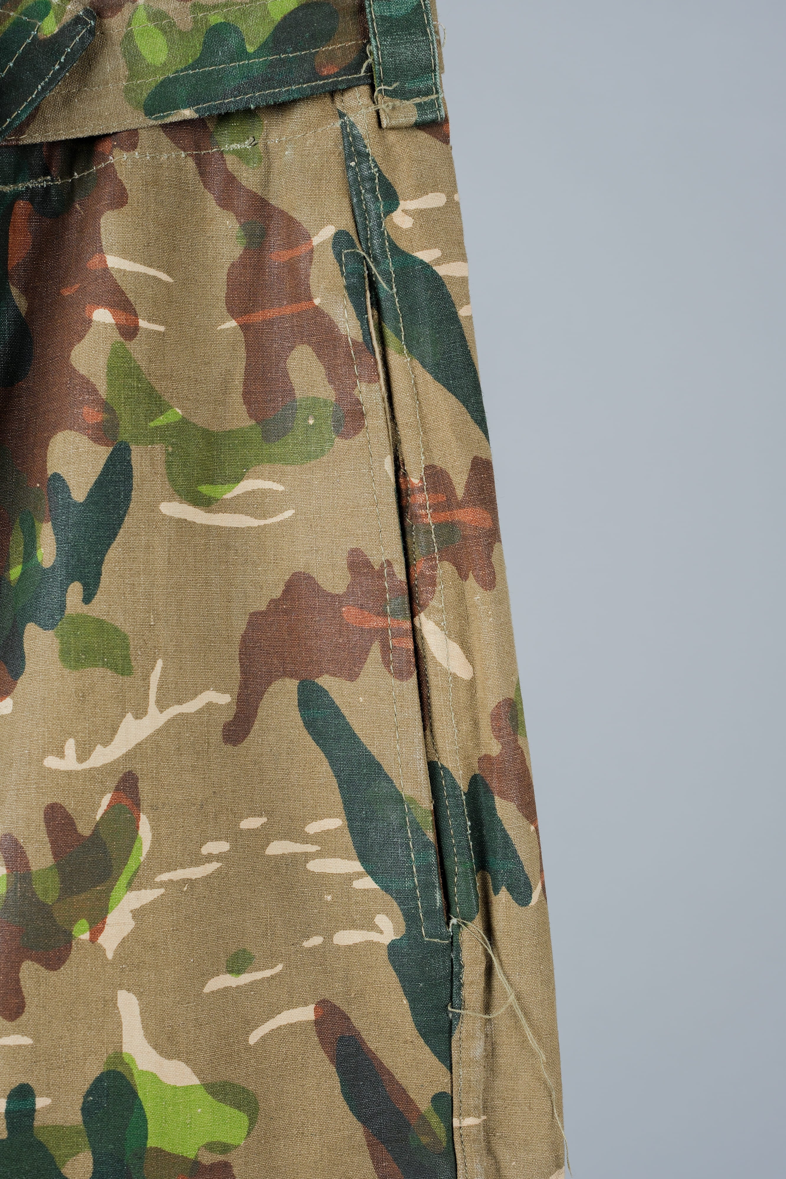 【~60's】Spanish Army Brown Amoeba Camouflage Paratrooper Trousers Size.2
