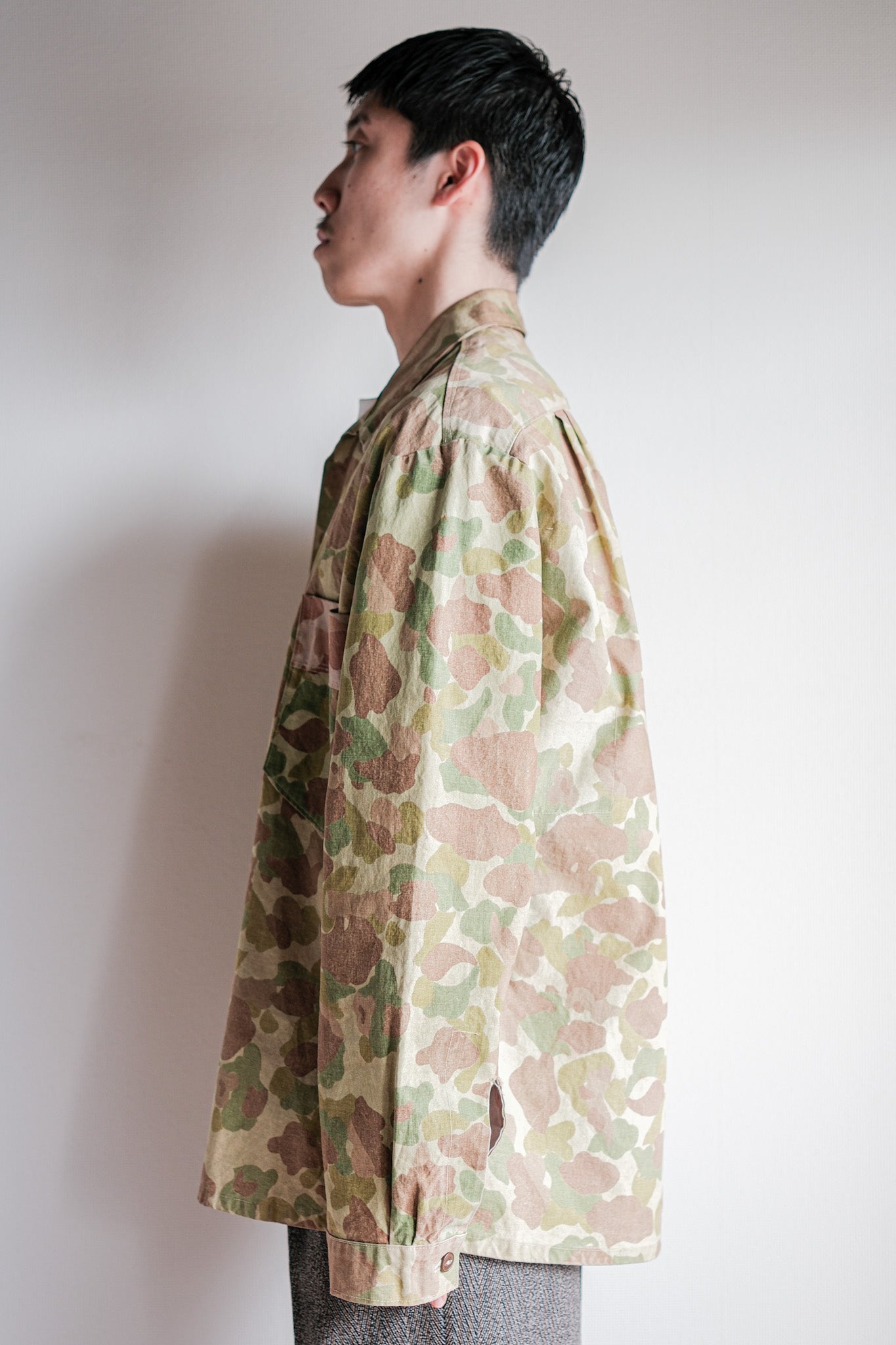 【~50's】American Vintage Occupation Taylor Made Frogskin Camouflage Jacket "U.S.M.C Material"