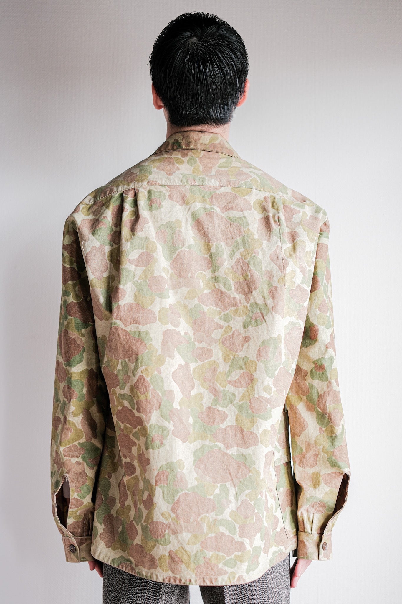 【~50's】American Vintage Occupation Taylor Made Frogskin Camouflage Jacket "U.S.M.C Material"