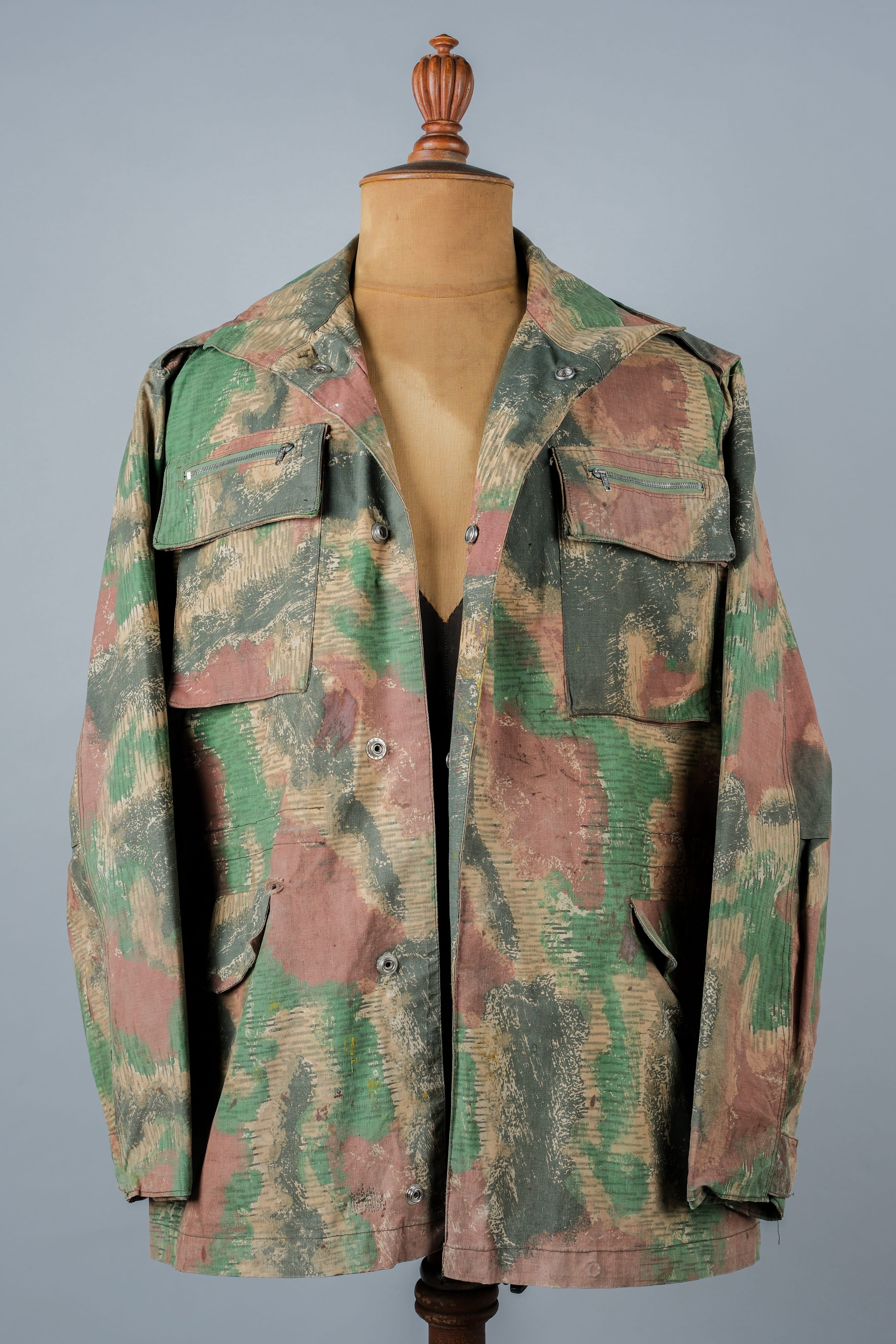 【~60's】Czechoslovakian Army Sumpfmuster Pattern Camouflage Field Jacket "Localmade"