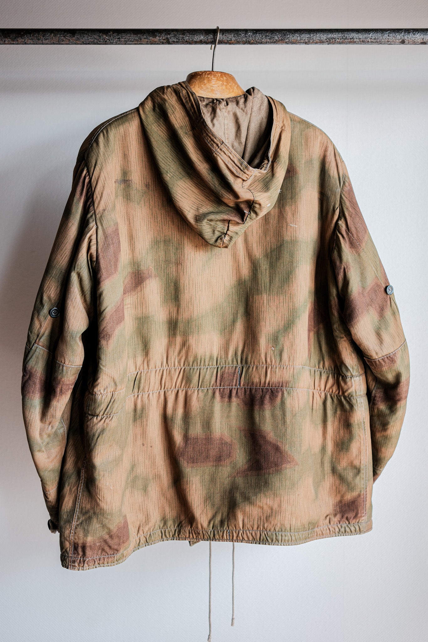 【~40's】WWⅡ German Army Sumpftarnmuster 44 Camouflage 43 Pattern Winter Parka "Wehrmacht"