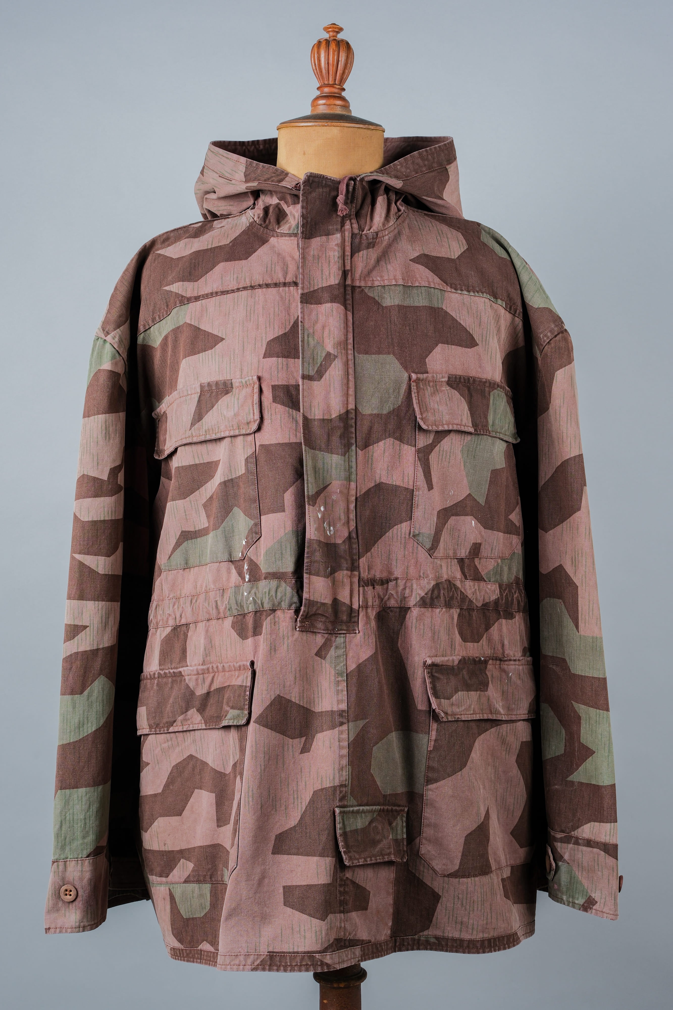 【~60's】German Vintage Splinter Pattern Camouflage Smock