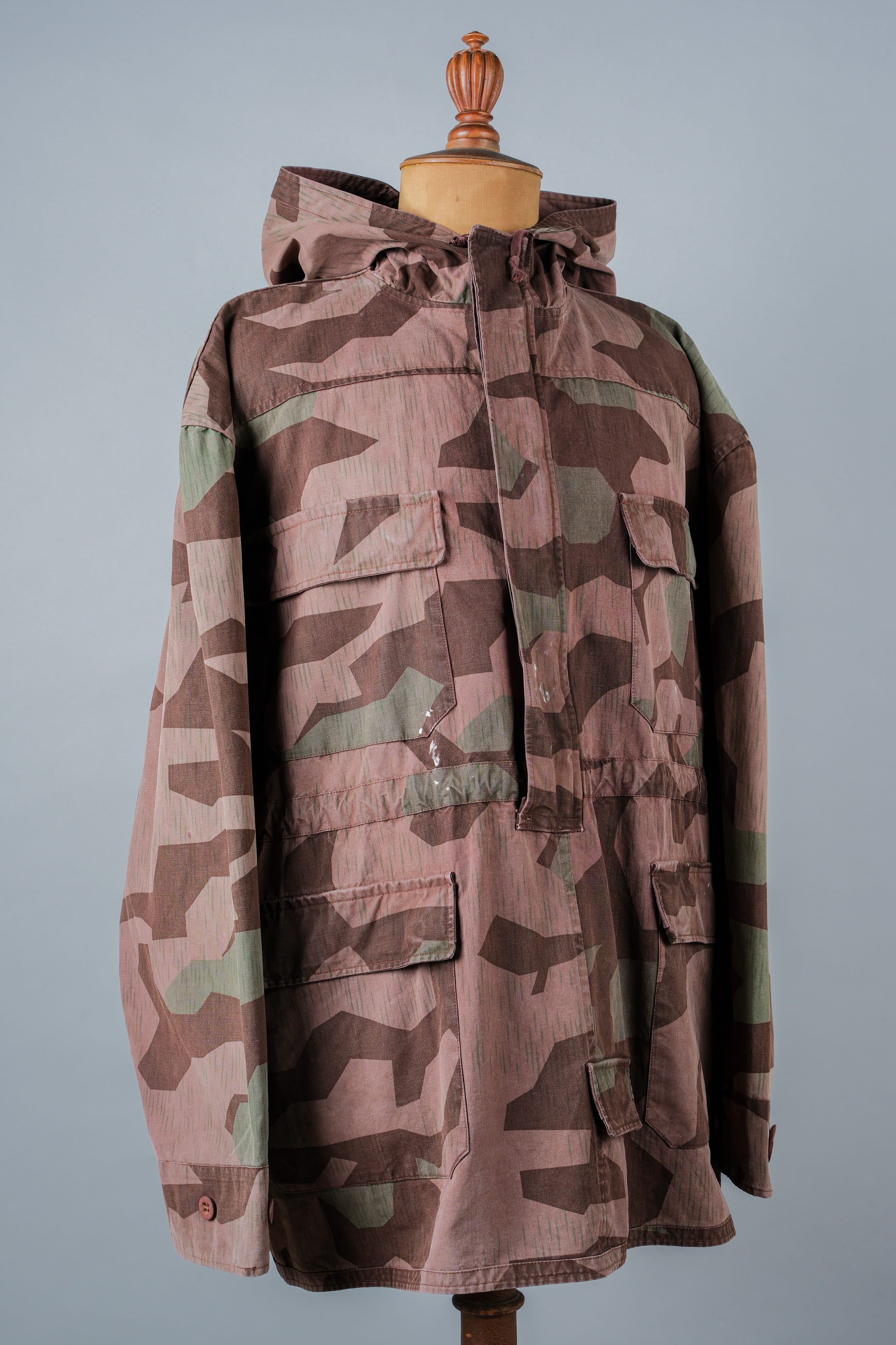 【~60's】German Vintage Splinter Pattern Camouflage Smock