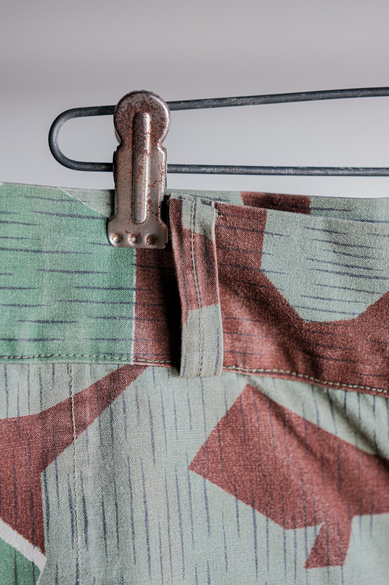 【~50's】German Army Splinter Camouflage Paratrooper Trousers Size.177-100