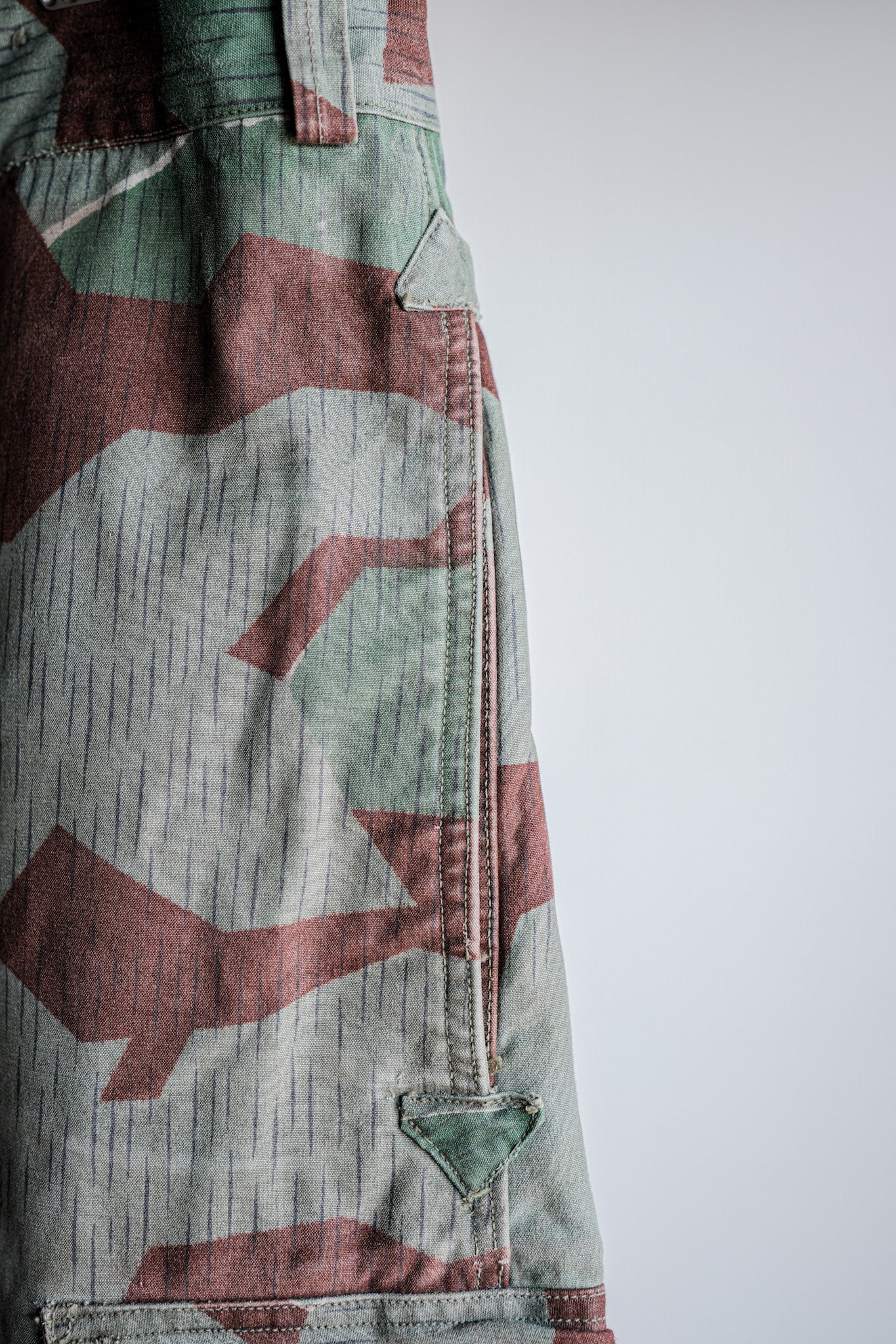 【~50's】German Army Splinter Camouflage Paratrooper Trousers Size.177-100