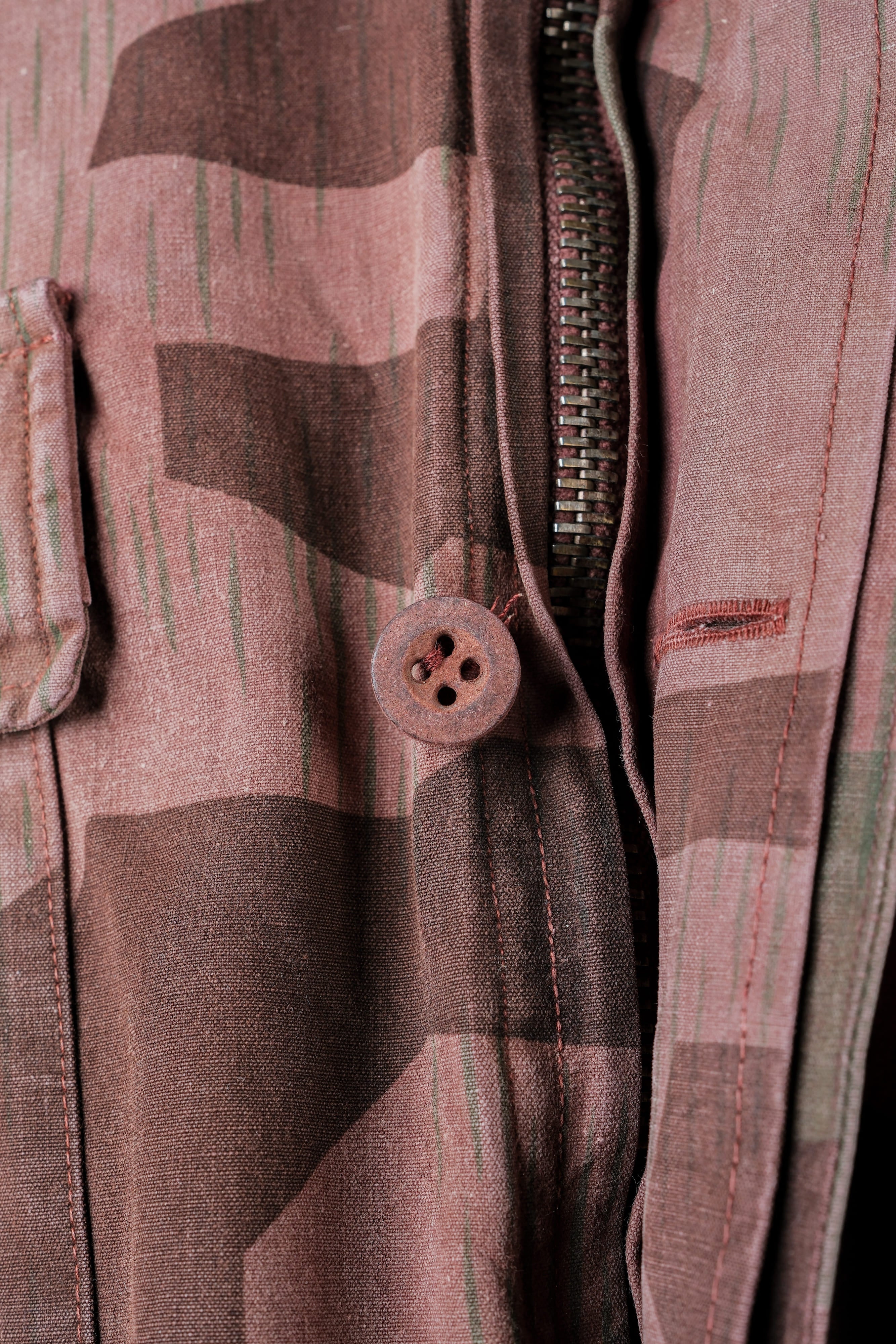 【~60's】German Vintage Splinter Pattern Camouflage Smock