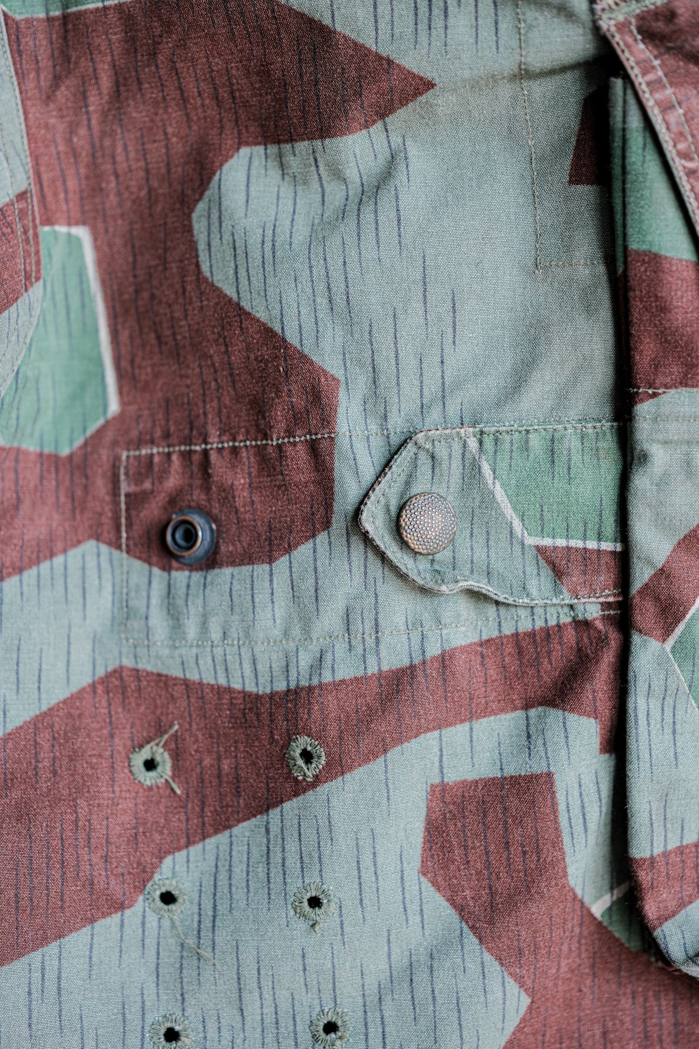 【~50's】German Army Splinter Camouflage Paratrooper Trousers Size.177-100