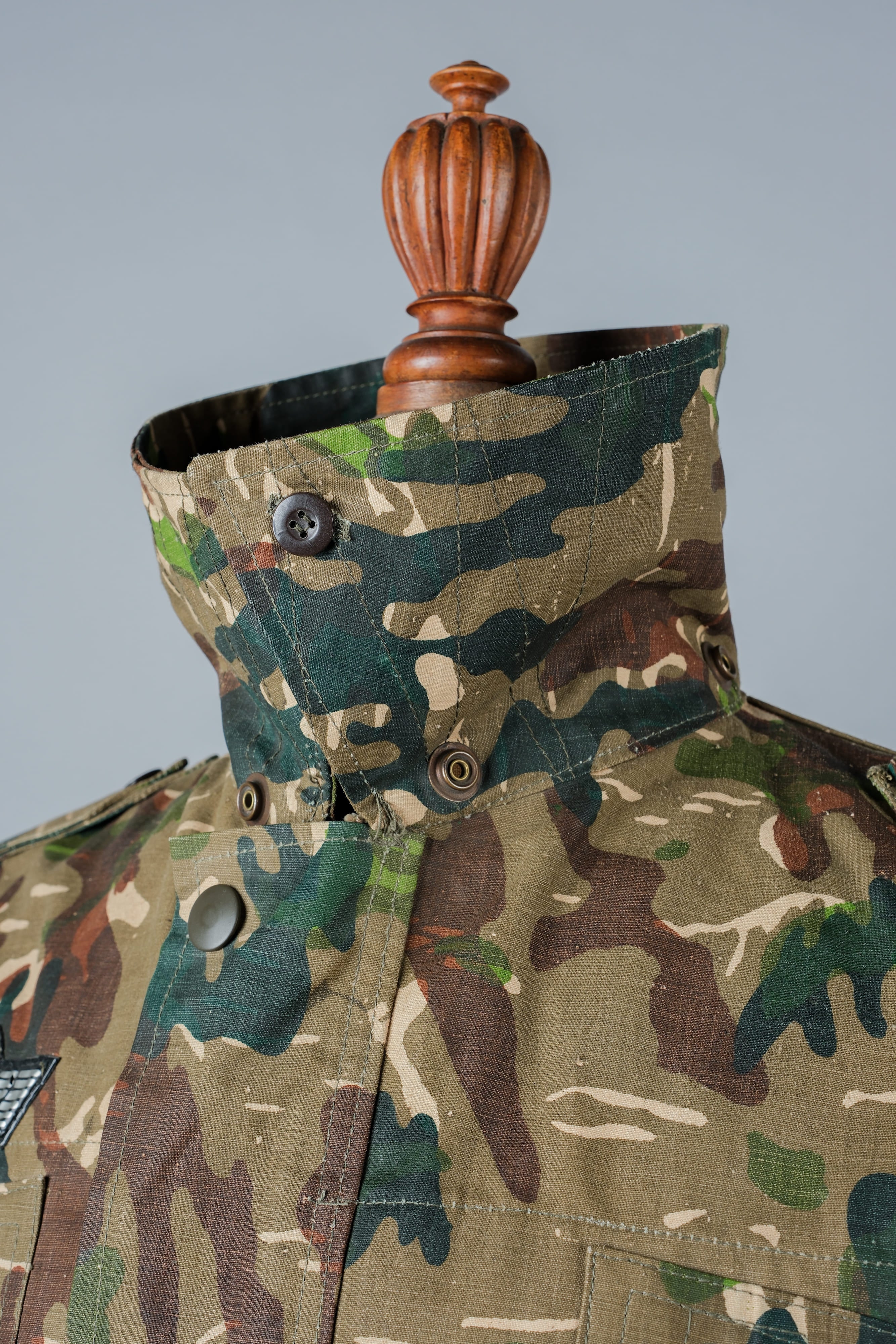 【~60's】Spanish Army Brown Amoeba Camouflage Paratrooper Jacket Size.2