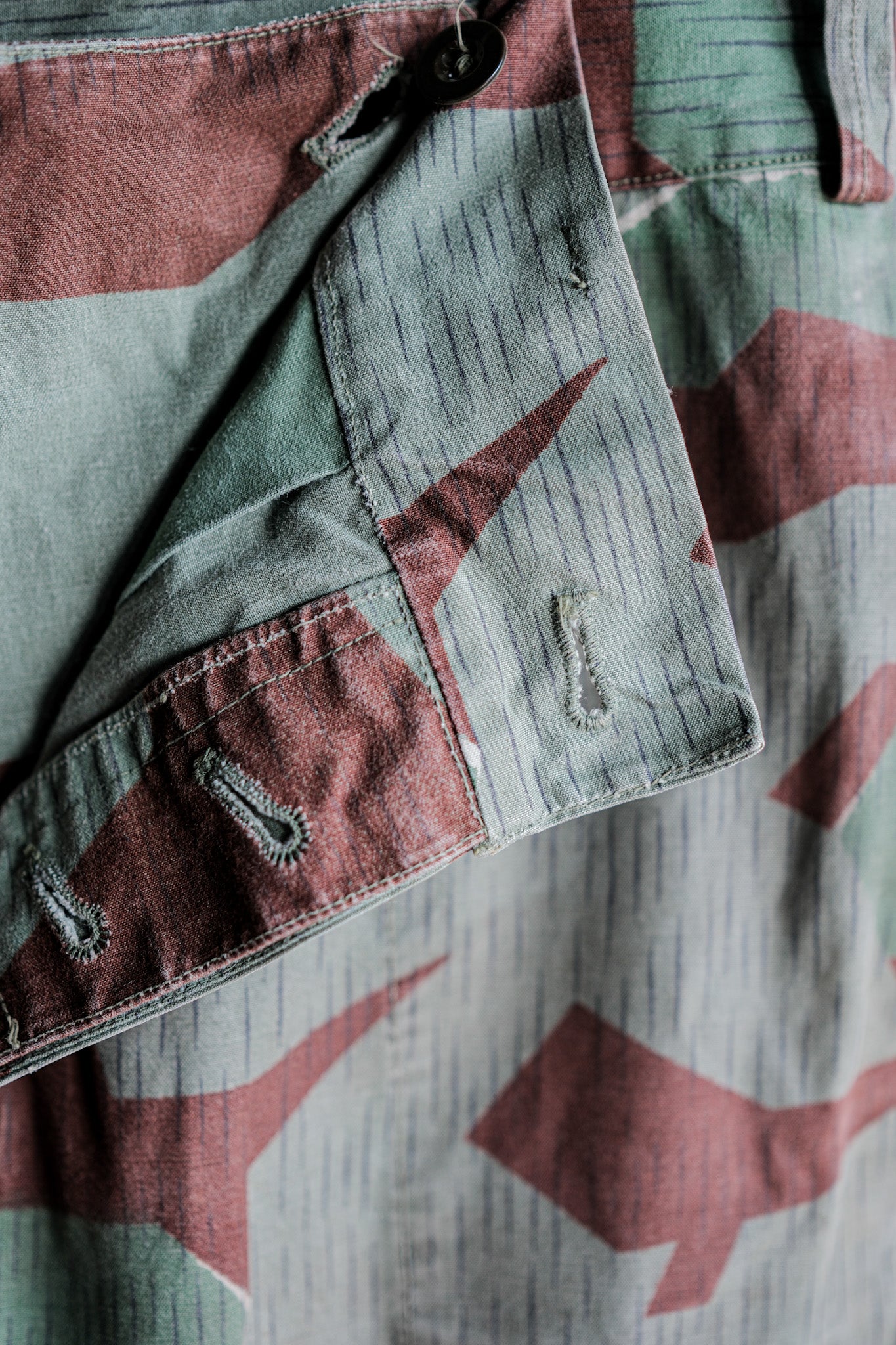 【~50's】German Army Splinter Camouflage Paratrooper Trousers Size.177-100