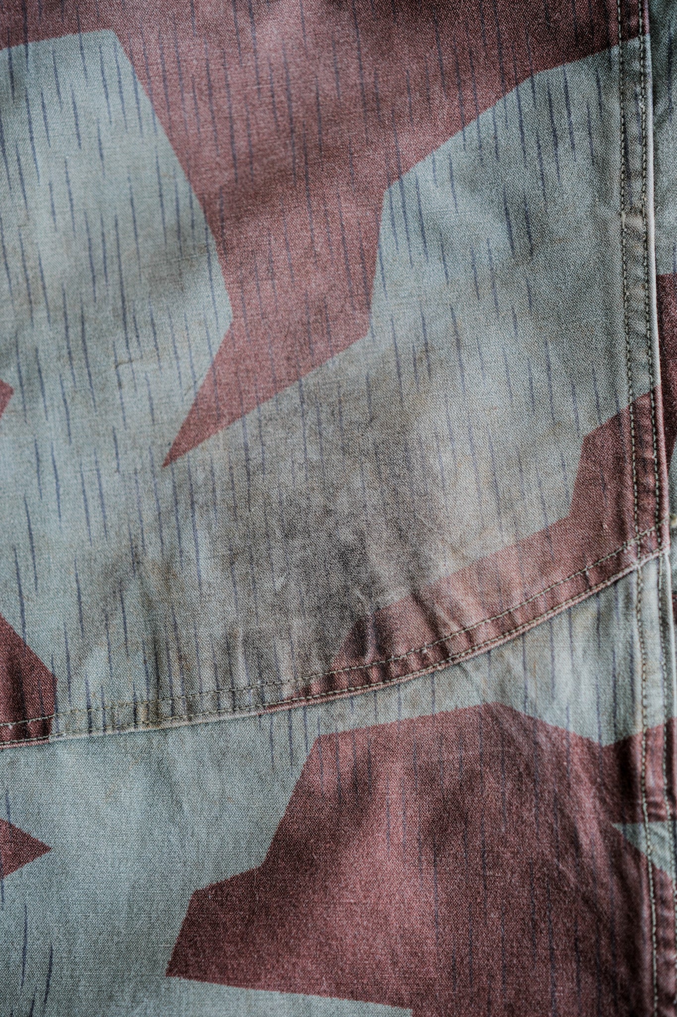 【~50's】German Army Splinter Camouflage Paratrooper Trousers Size.177-100
