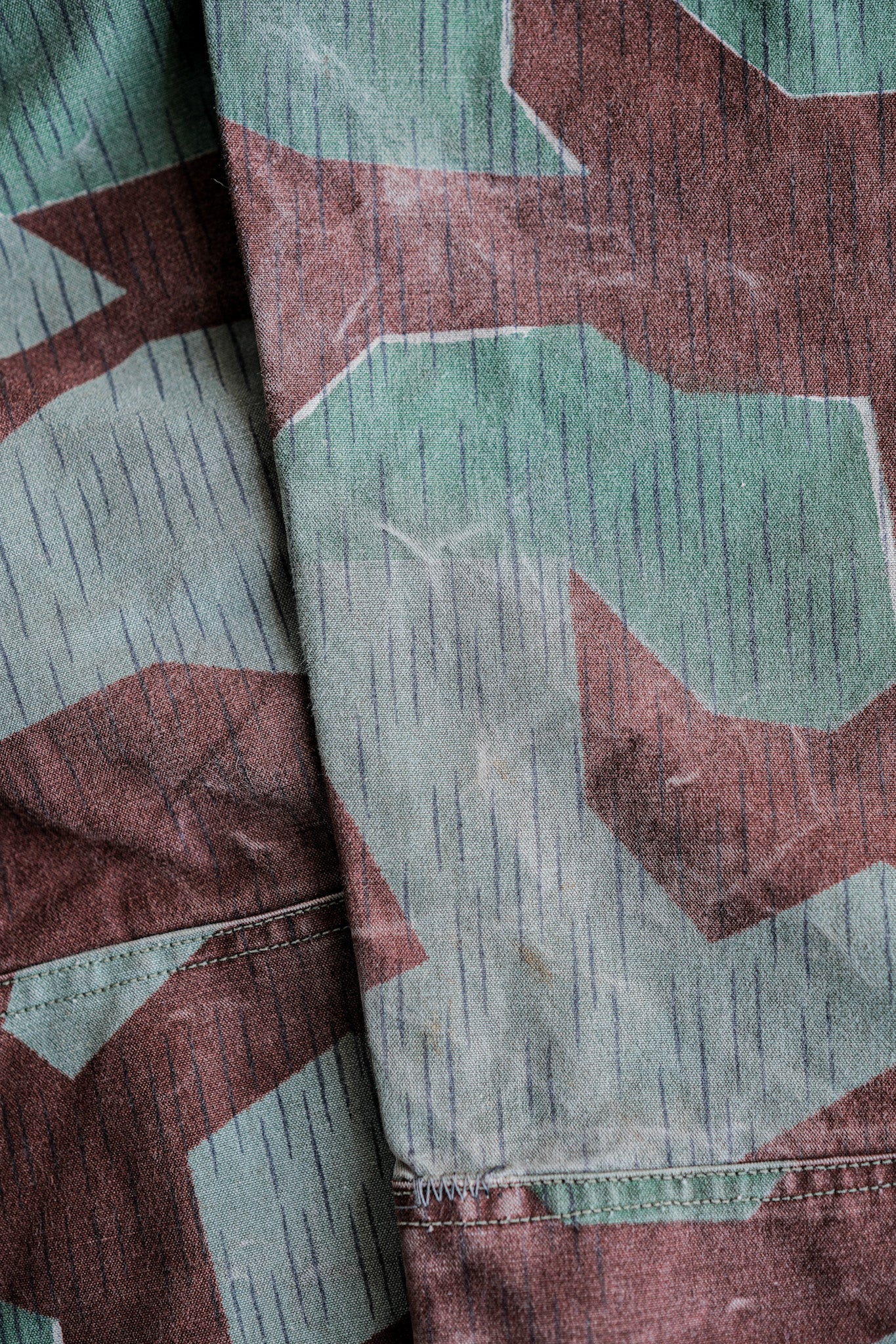 【~50's】German Army Splinter Camouflage Paratrooper Trousers Size.177-100