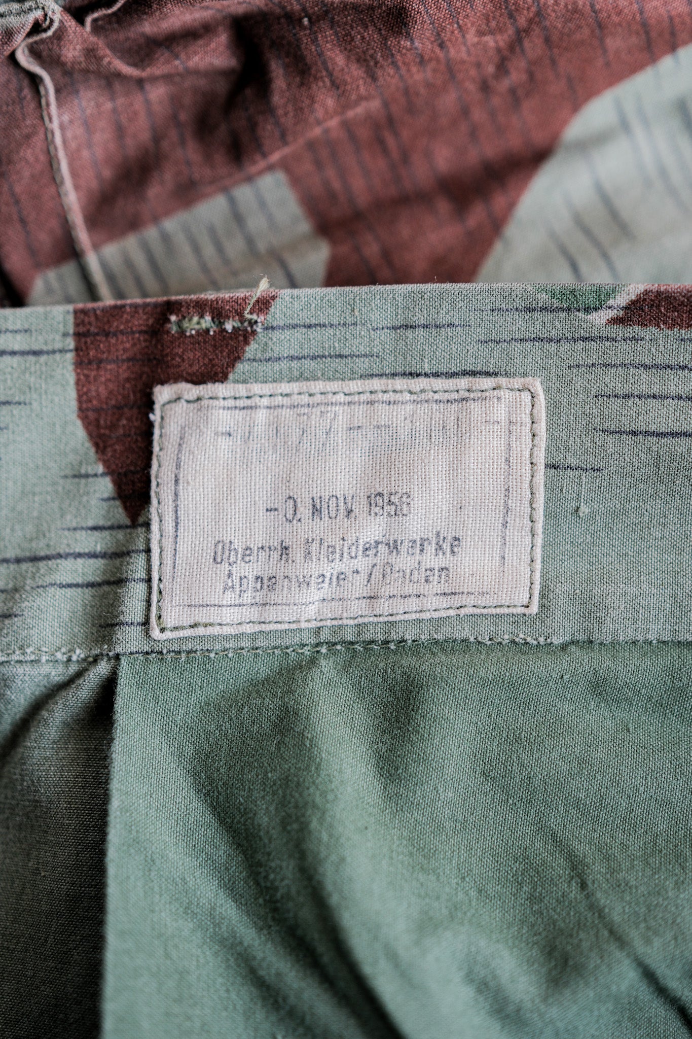 【~50's】German Army Splinter Camouflage Paratrooper Trousers Size.177-100