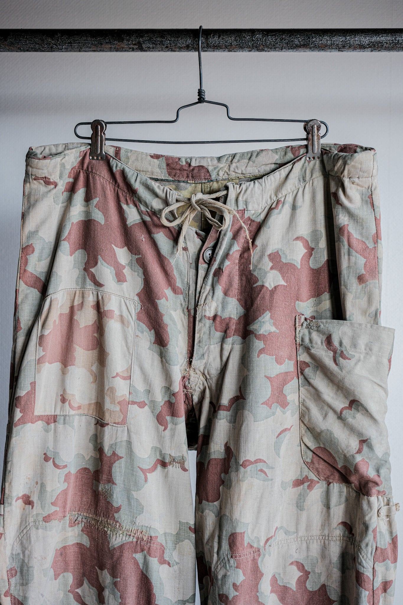 【~50's】Czechoslovakian Army Clouds Camouflage Reversible Trousers "Modified"