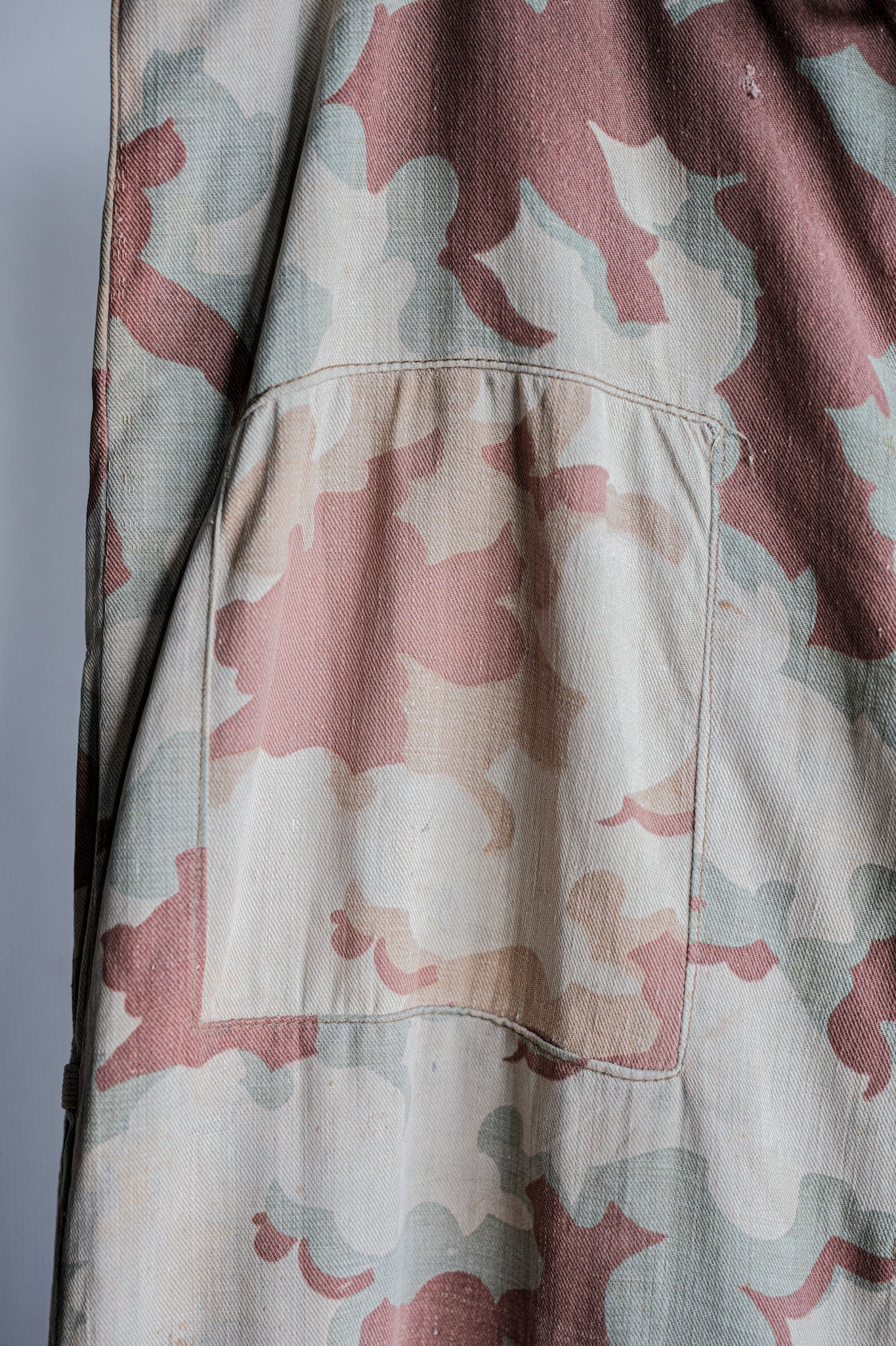 【~50's】Czechoslovakian Army Clouds Camouflage Reversible Trousers "Modified"