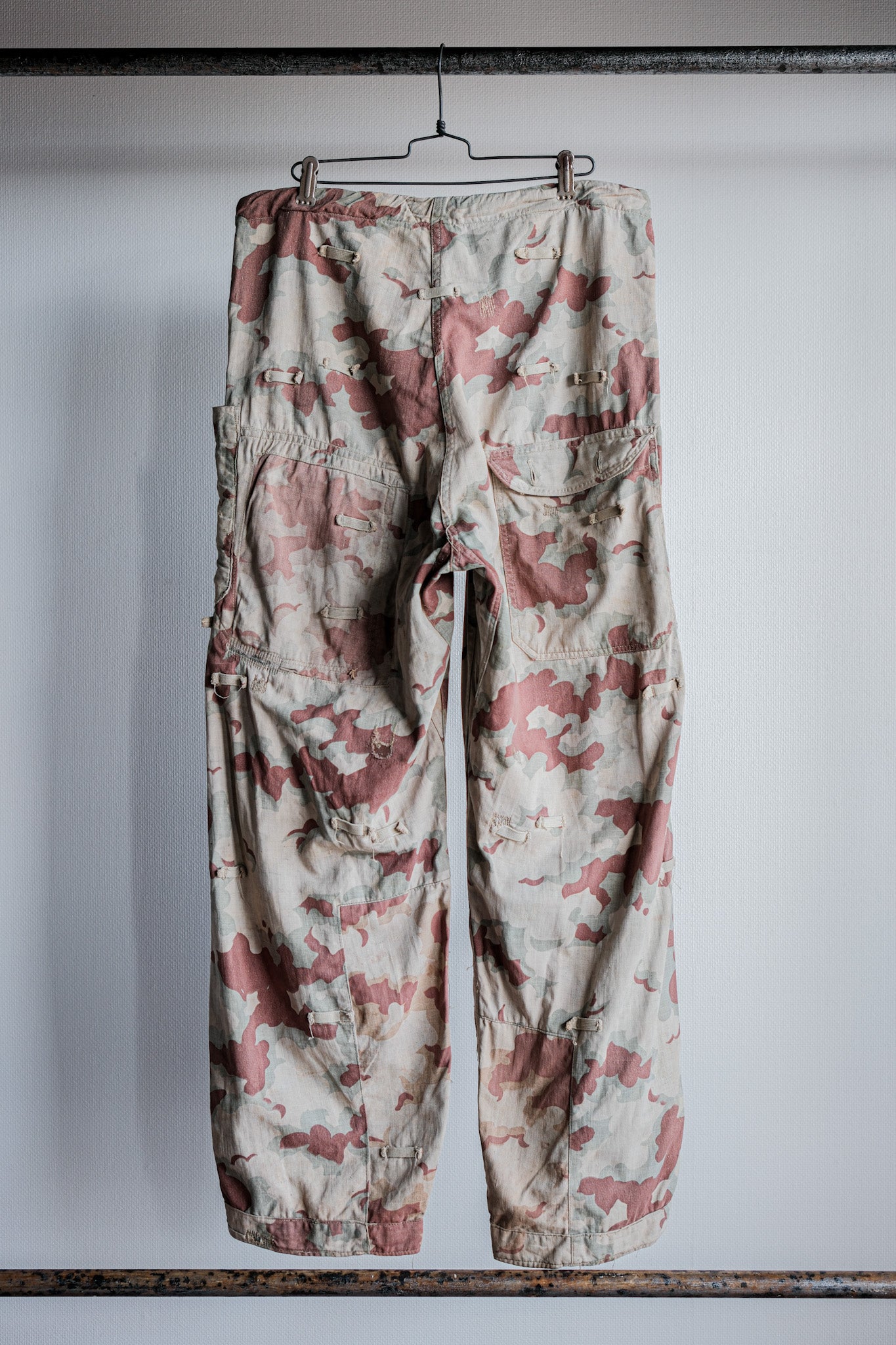 【~50's】Czechoslovakian Army Clouds Camouflage Reversible Trousers "Modified"