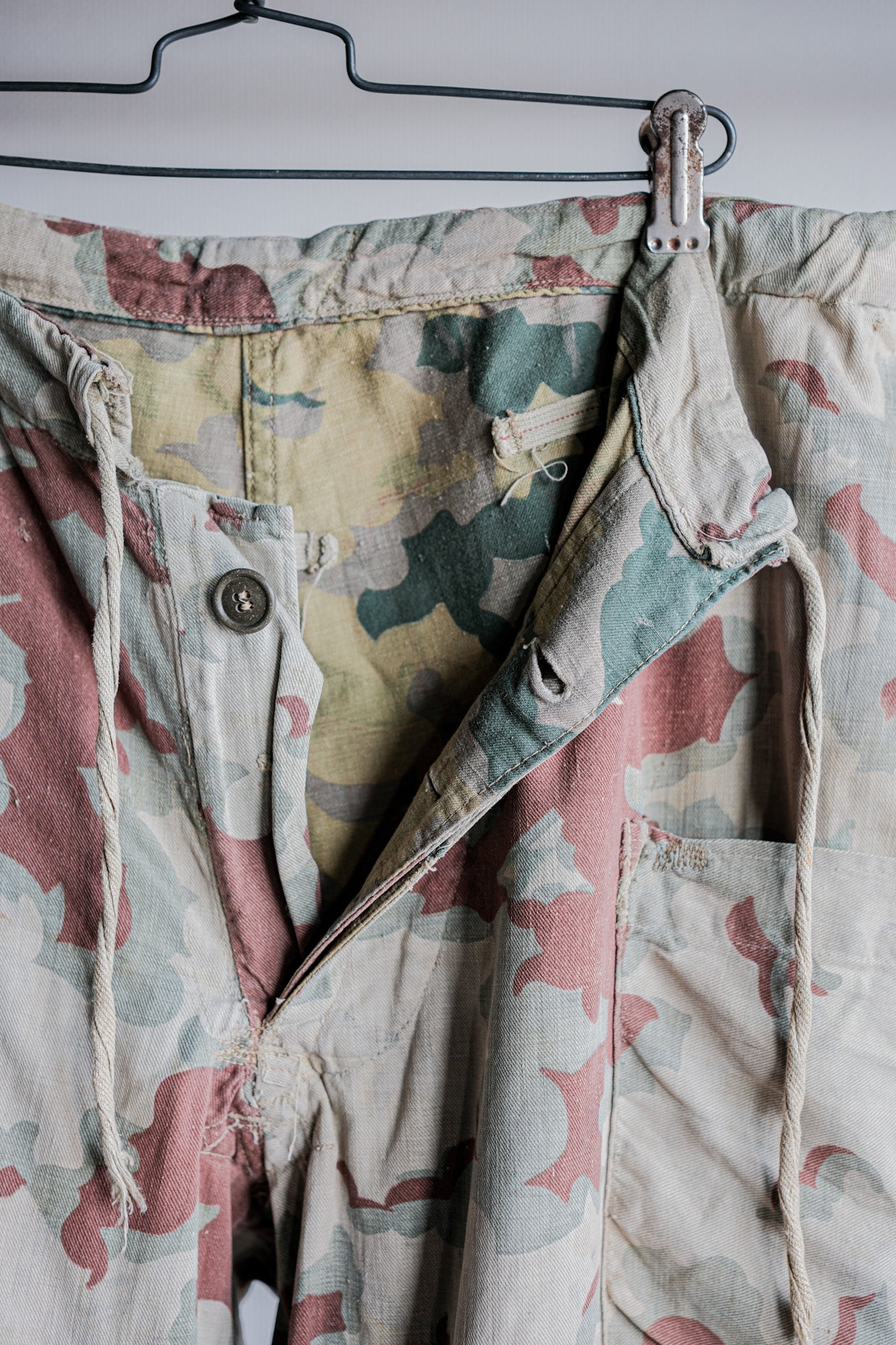 【~50's】Czechoslovakian Army Clouds Camouflage Reversible Trousers "Modified"
