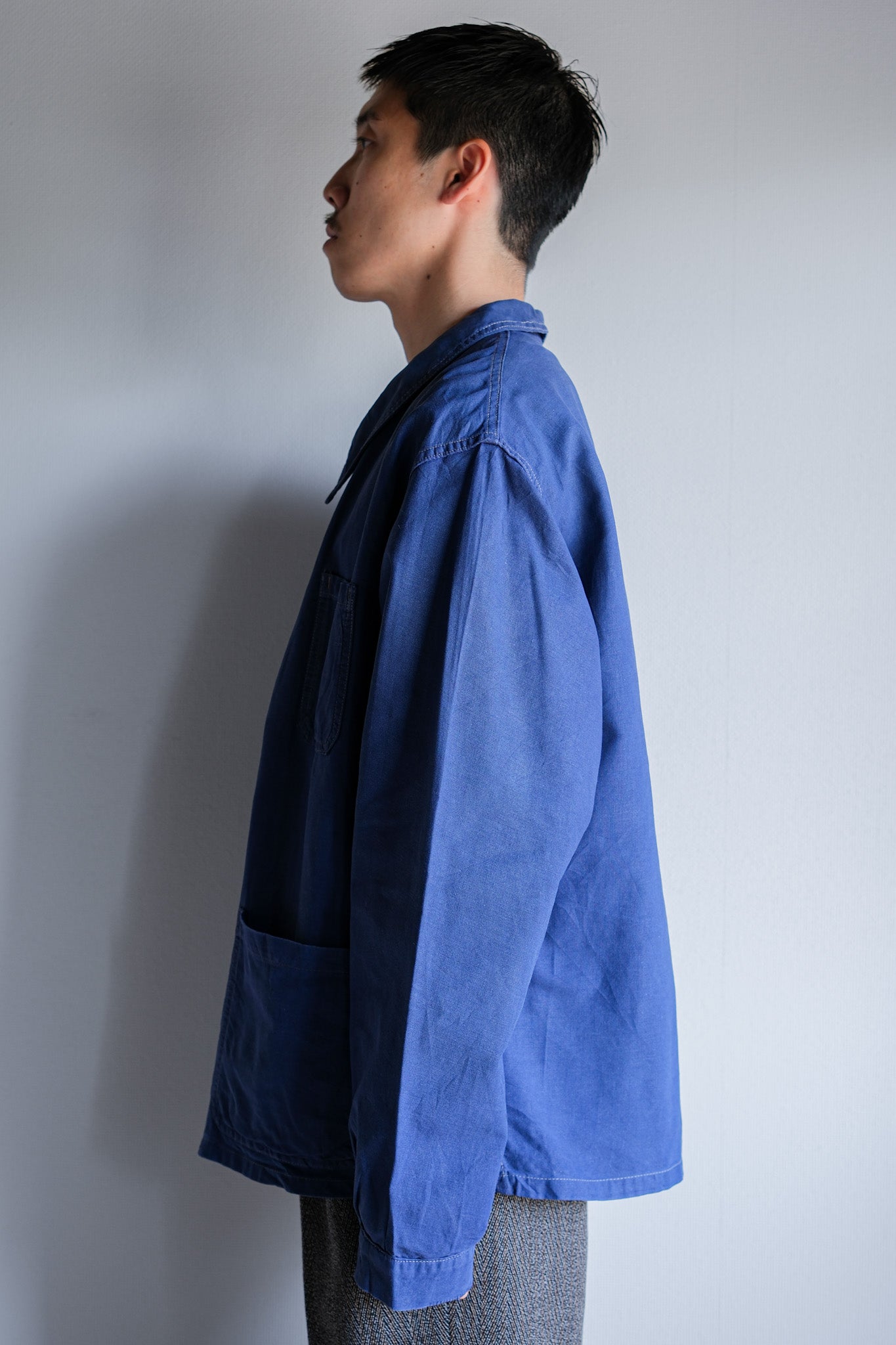 【~50's】French Vintage Blue Metis Work Jacket