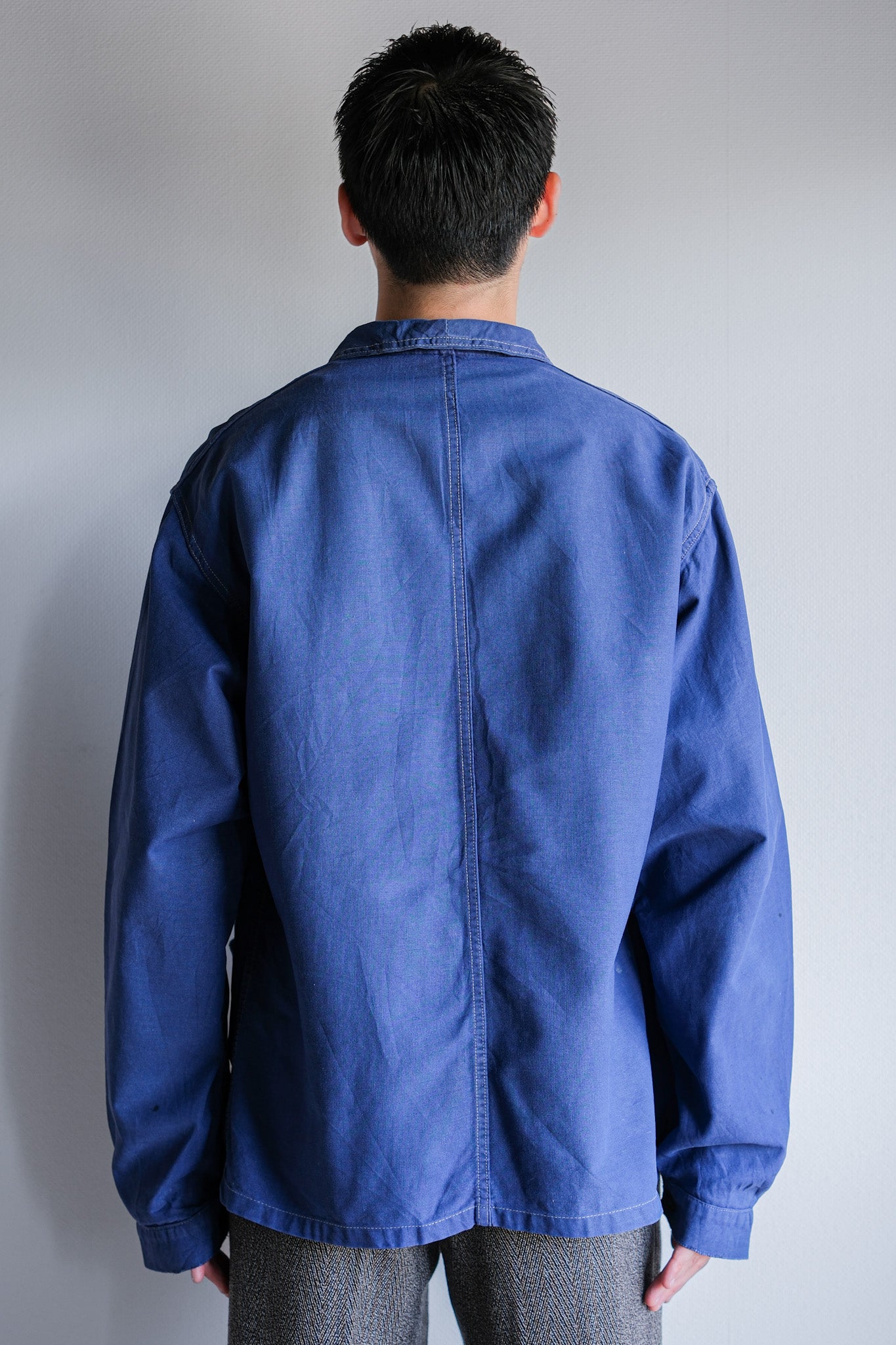 【~50's】French Vintage Blue Metis Work Jacket