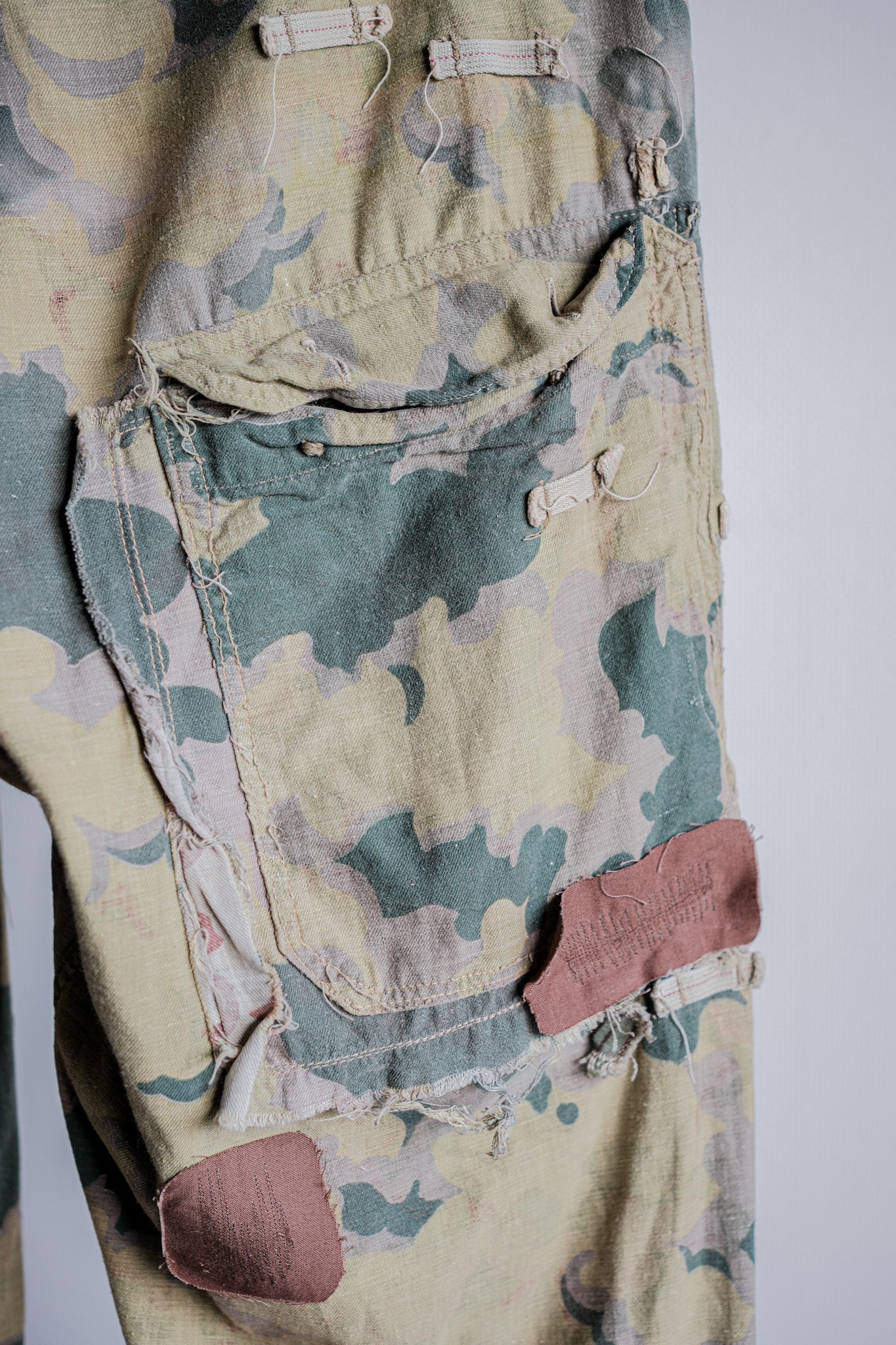 【~50's】Czechoslovakian Army Clouds Camouflage Reversible Trousers "Modified"