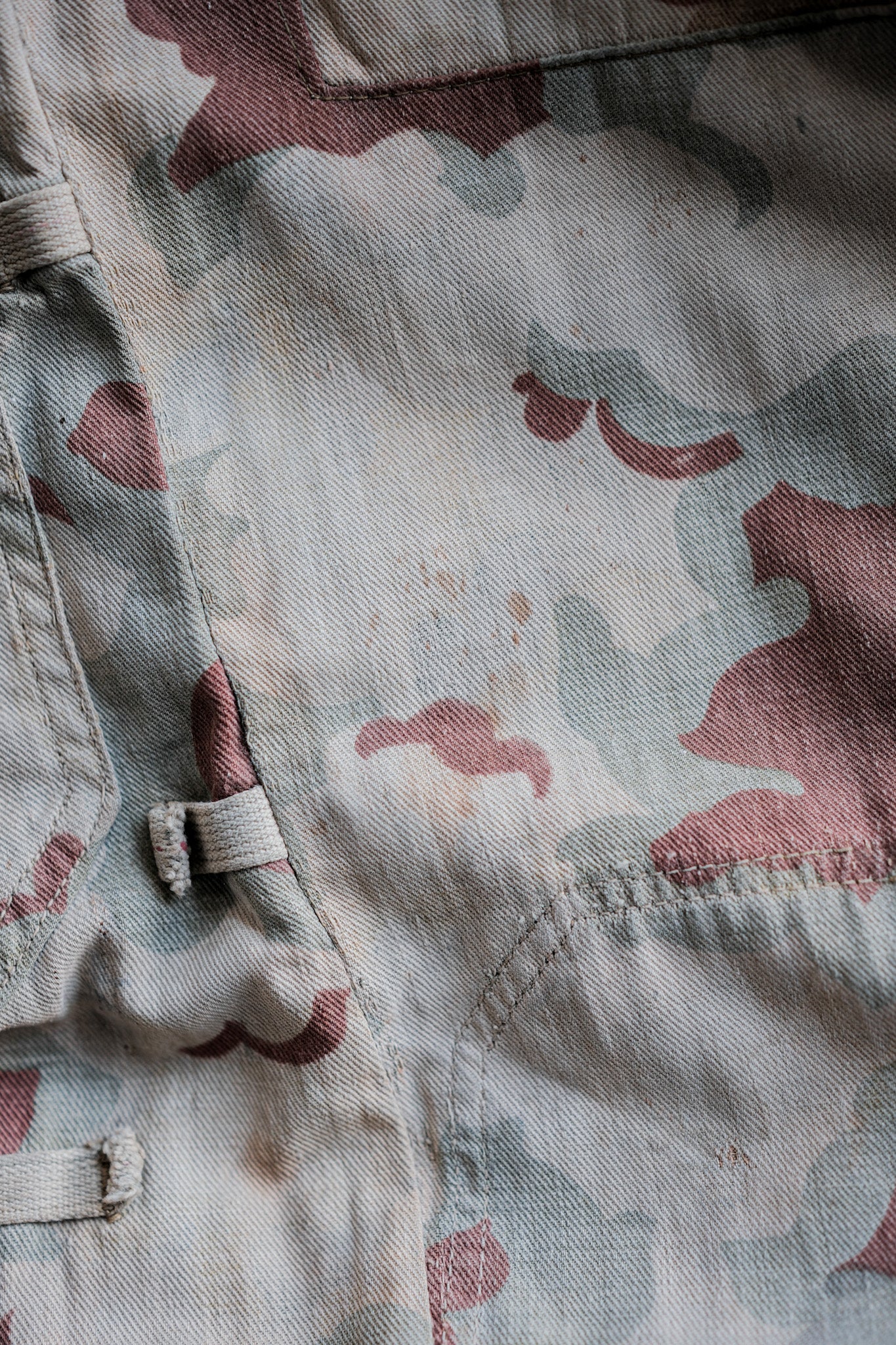【~50's】Czechoslovakian Army Clouds Camouflage Reversible Trousers "Modified"