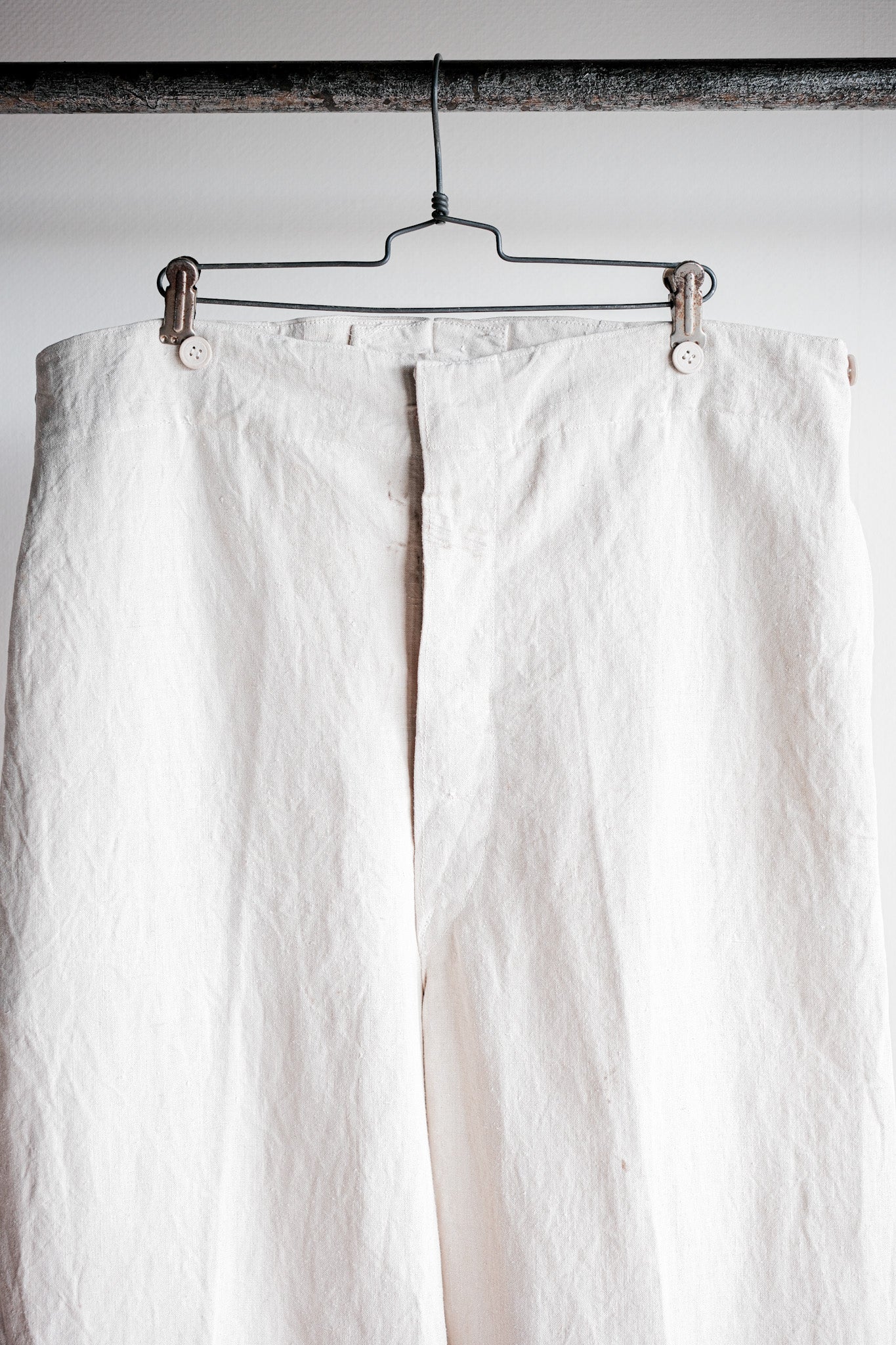 【~40's】WWⅡ German Navy Linen Bespoke Trousers "Kriegsmarine"