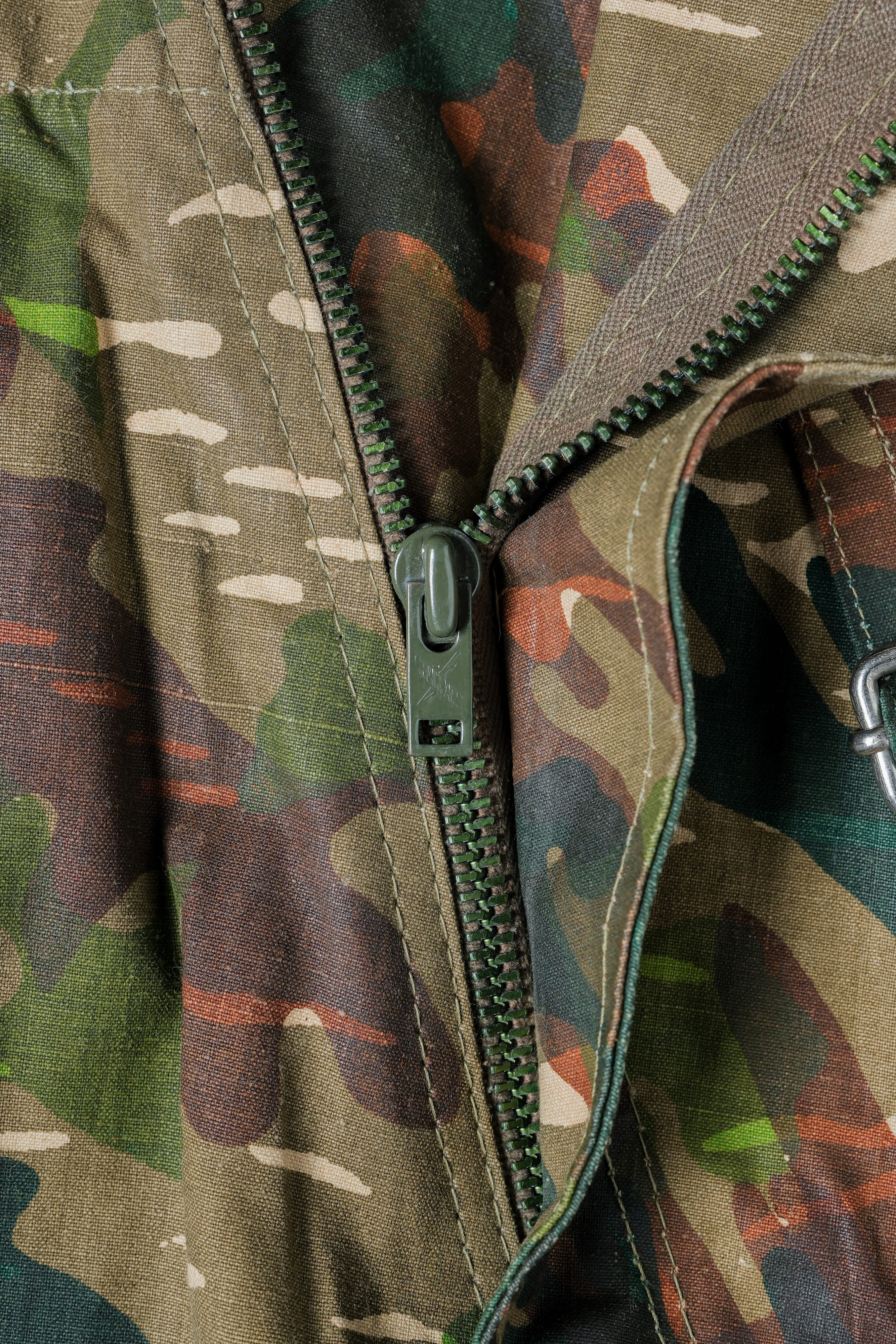 【~60's】Spanish Army Brown Amoeba Camouflage Paratrooper Trousers Size.2