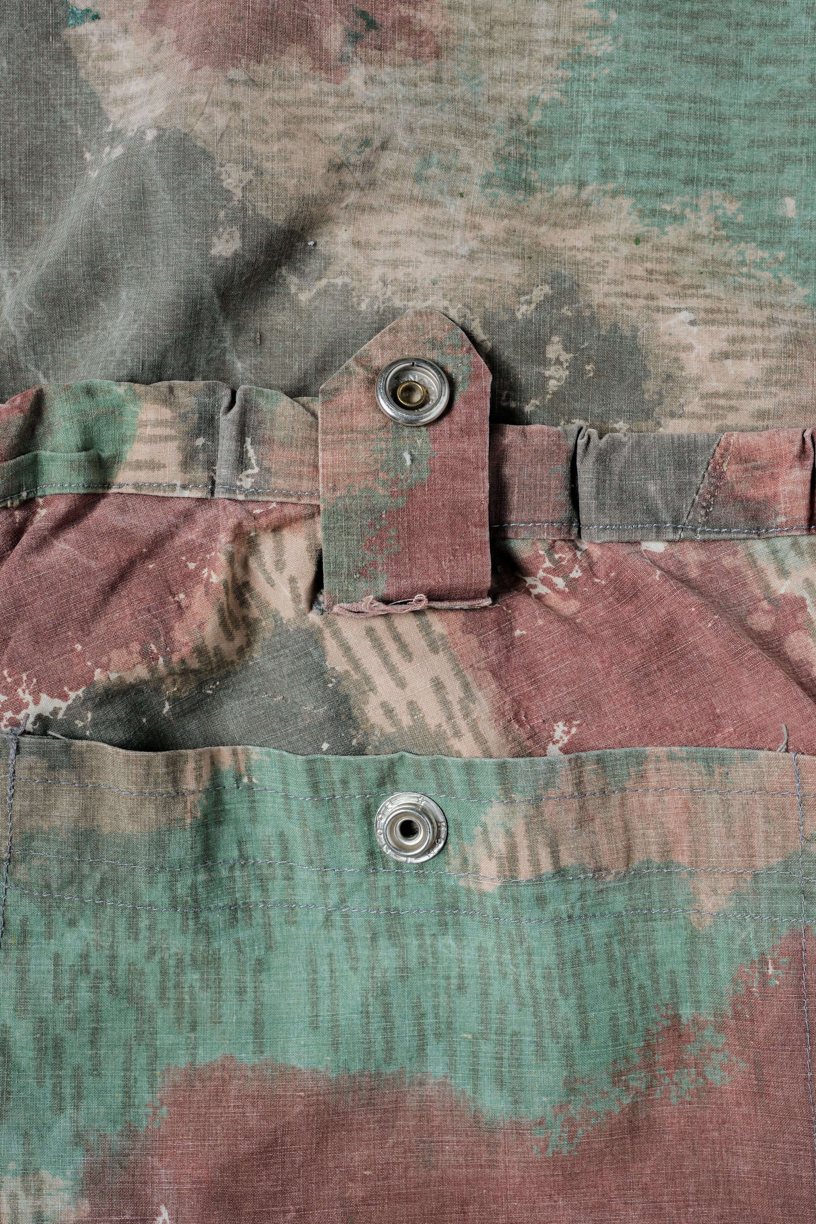 【~60's】Czechoslovakian Army Sumpfmuster Pattern Camouflage Trousers "Localmade"