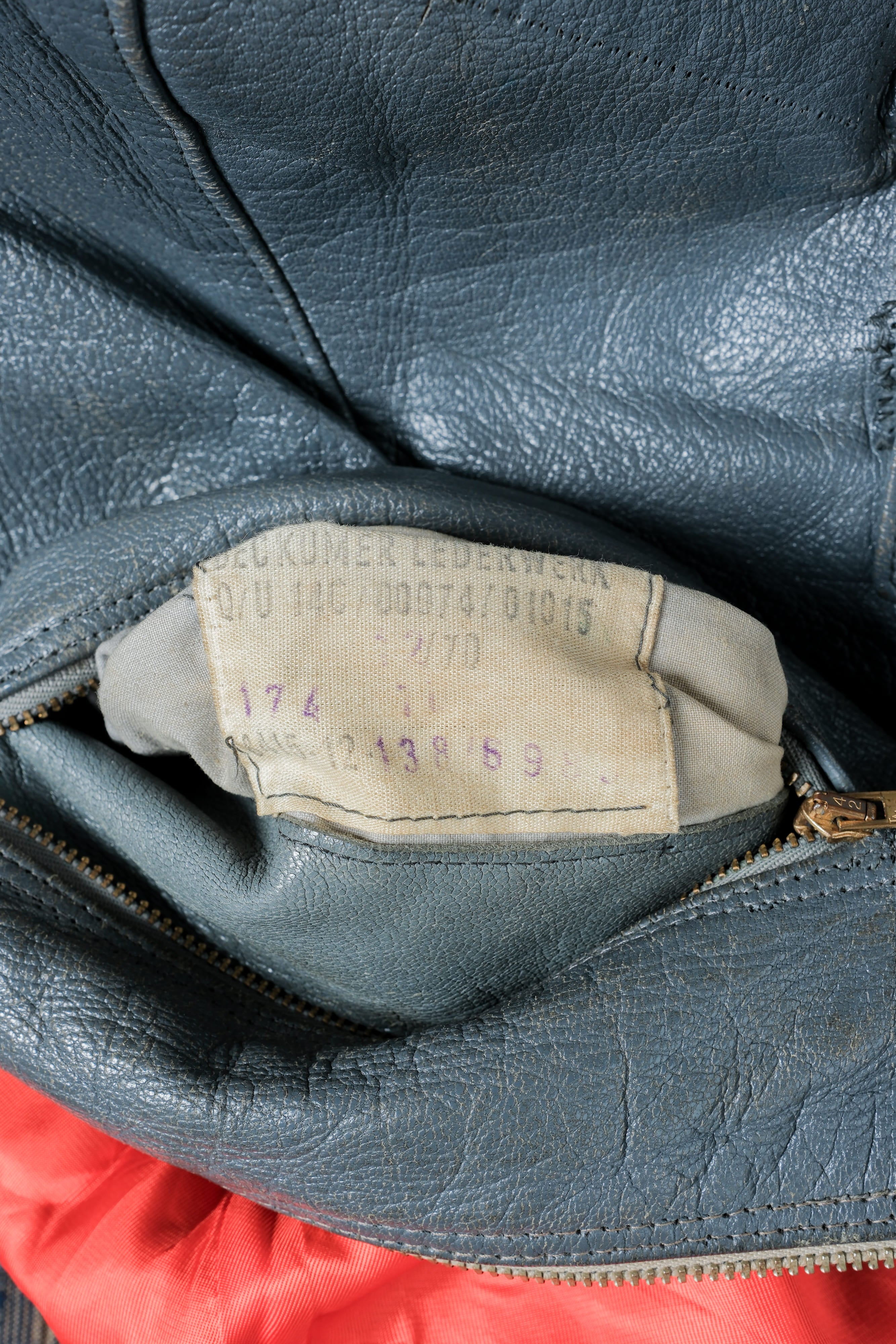 【~70’s】West German Air Force Pilot Leather Jacket