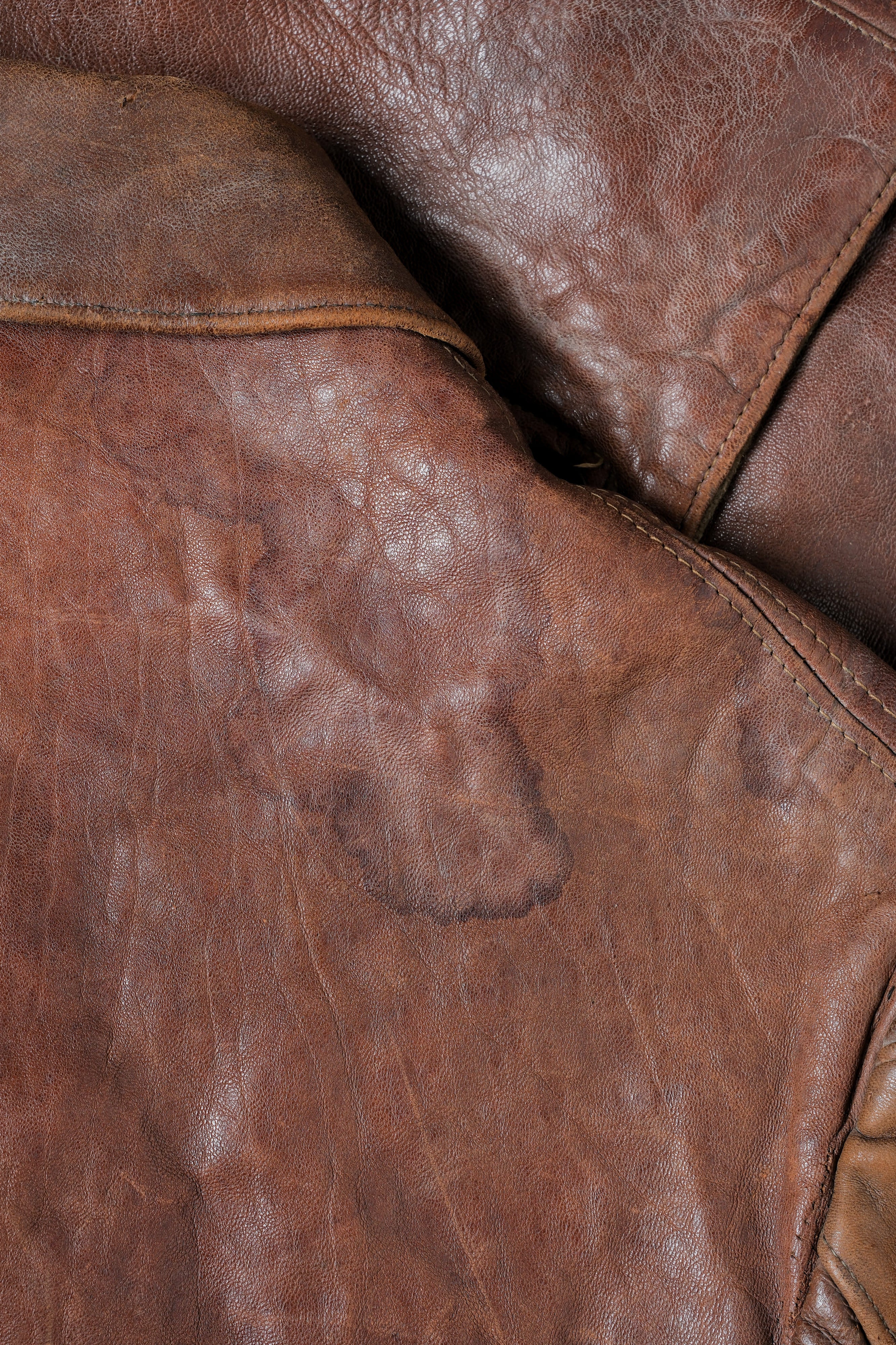 【~40's】British Army Jerkin Leather Jacket "Modified"