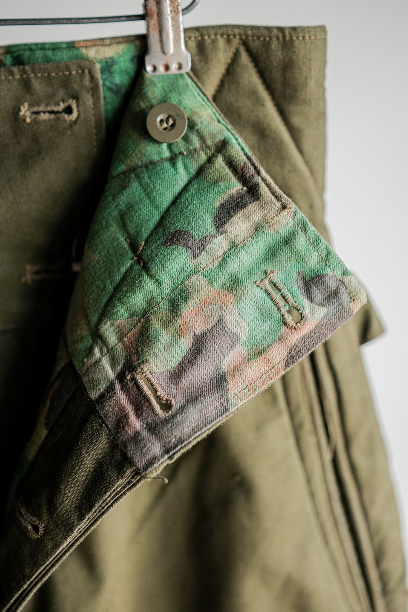 【~50's】Czechoslovakian Air Force Dubaky Camouflage Reversible Trousers Size.2B "Dead Stock"