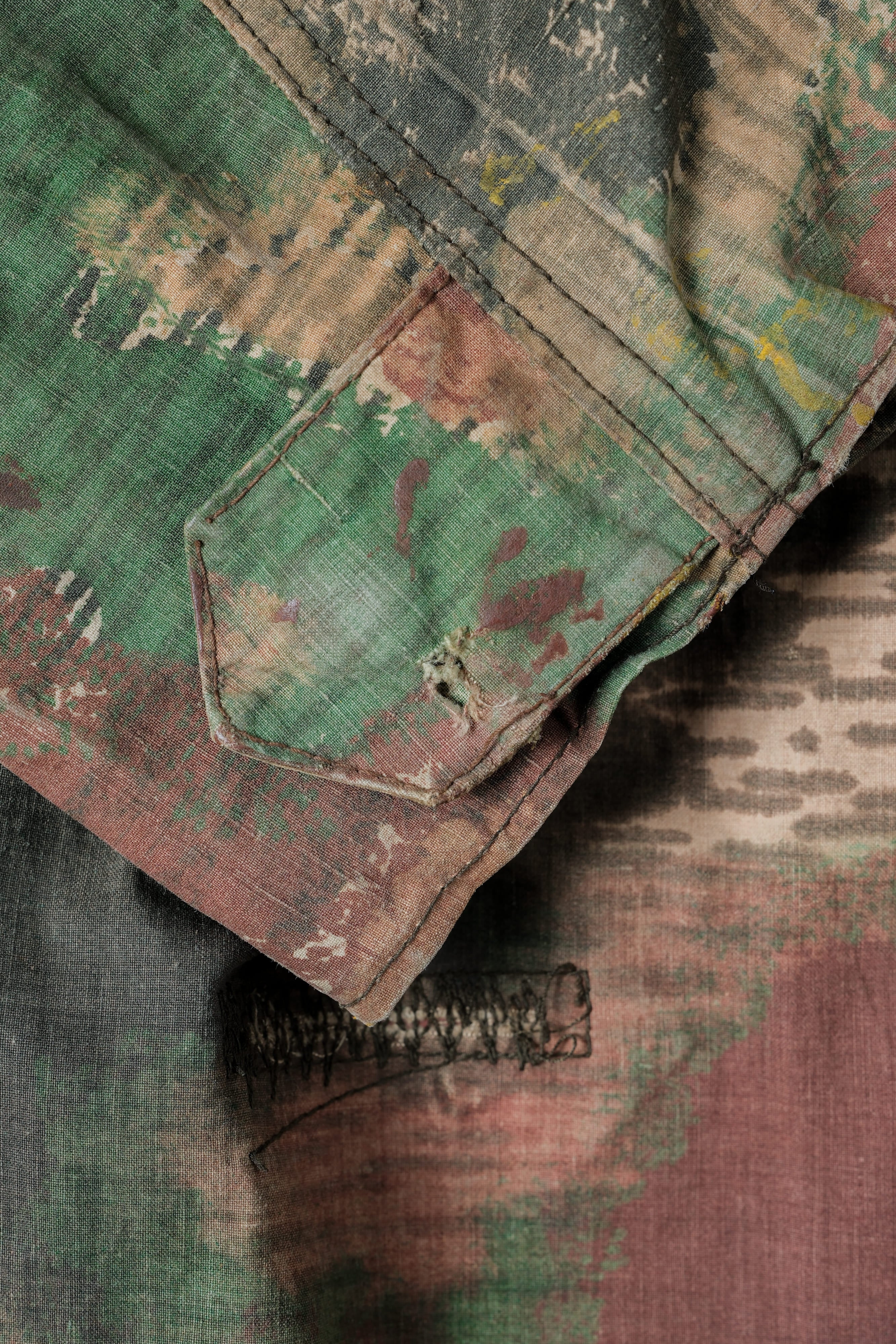 【~60's】Czechoslovakian Army Sumpfmuster Pattern Camouflage Field Jacket "Localmade"