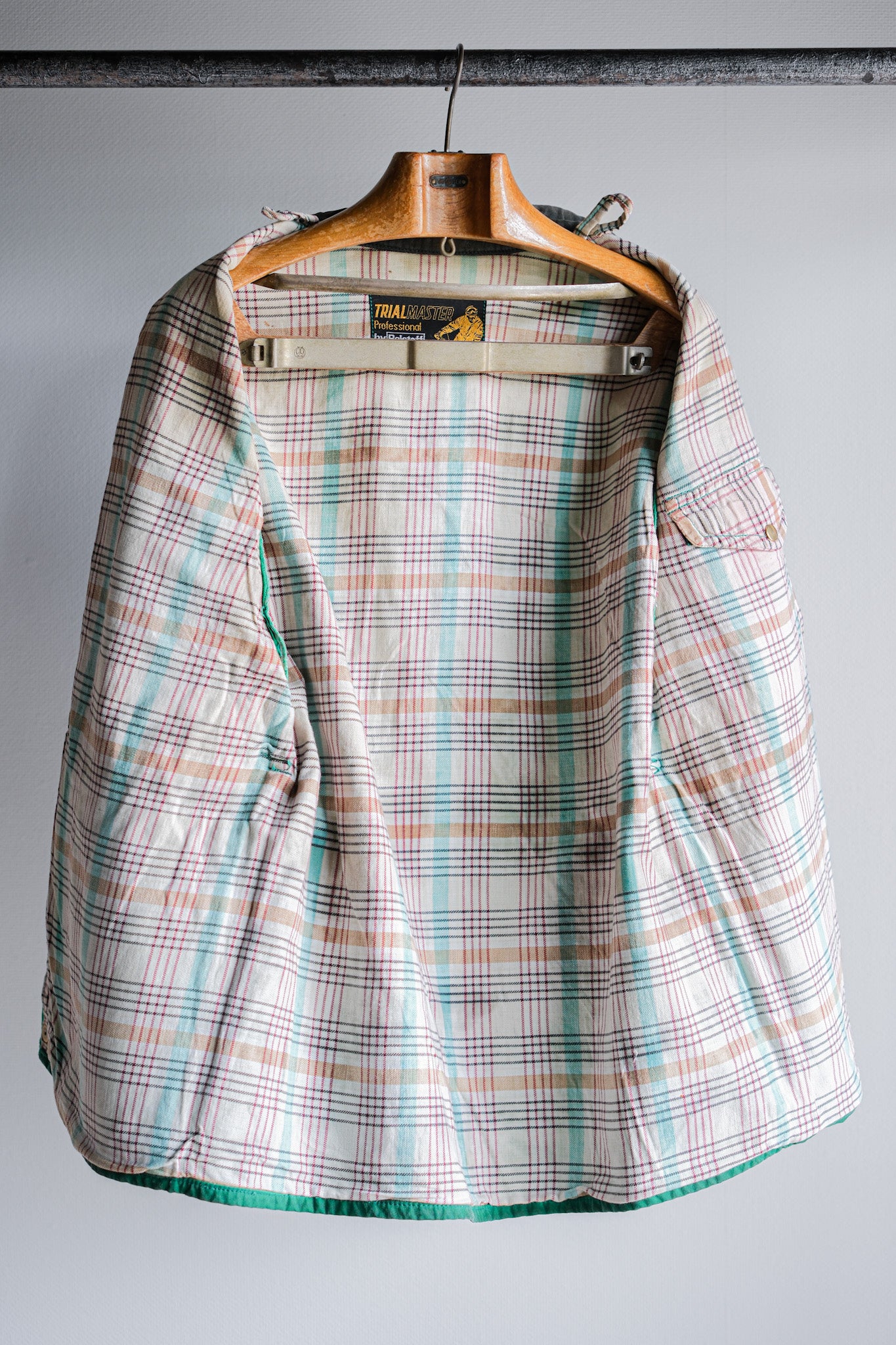 【~60's】Vintage Belstaff Green Waxed Jacket Size.38 "TRIALMASTER"