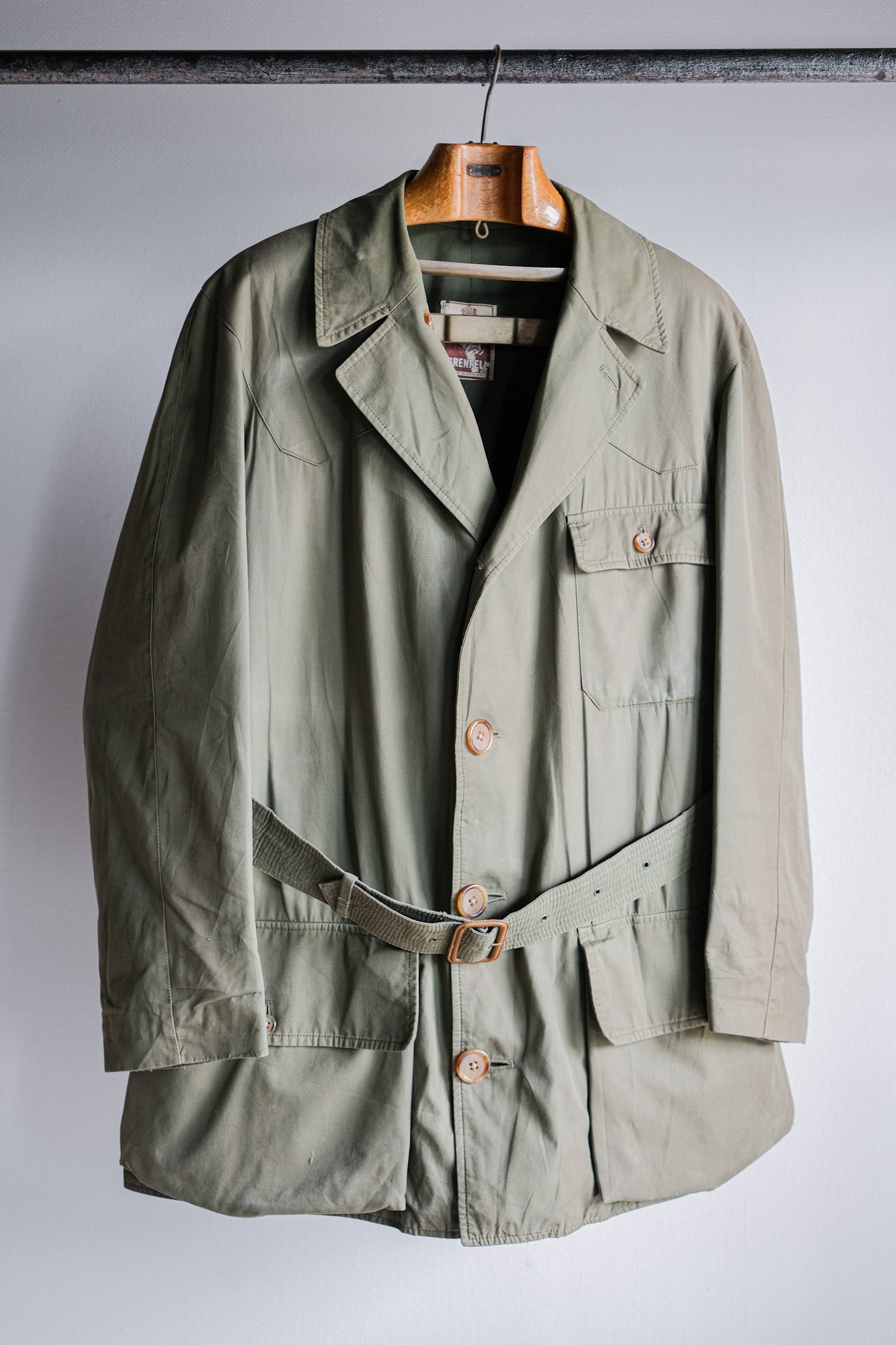 【~60’s】Vintage Grenfell Shooter Jacket Size.40 "Mountain Tag"