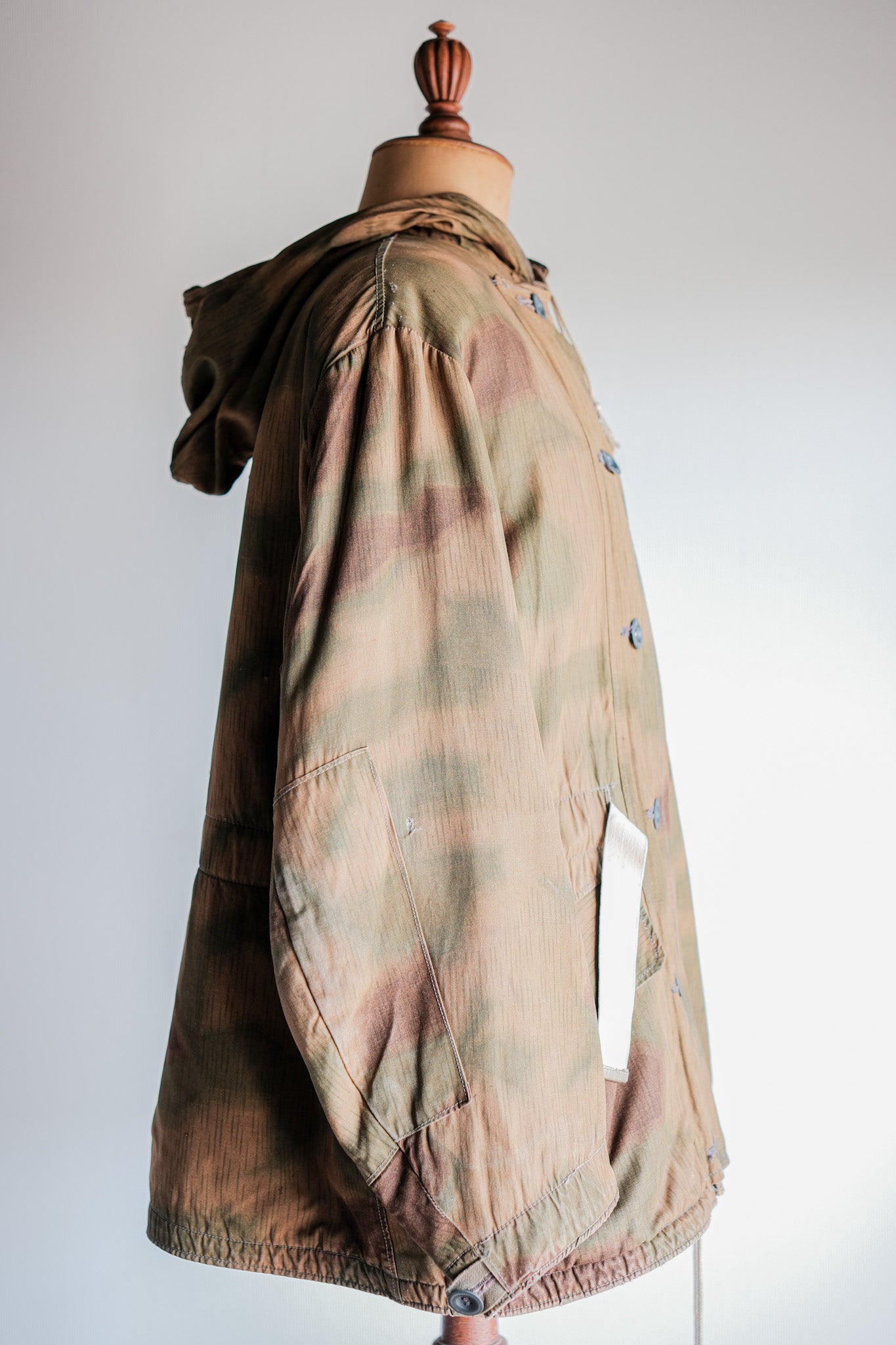 【~40's】WWⅡ German Army Sumpftarnmuster 44 Camouflage 43 Pattern Winter Parka "Wehrmacht"