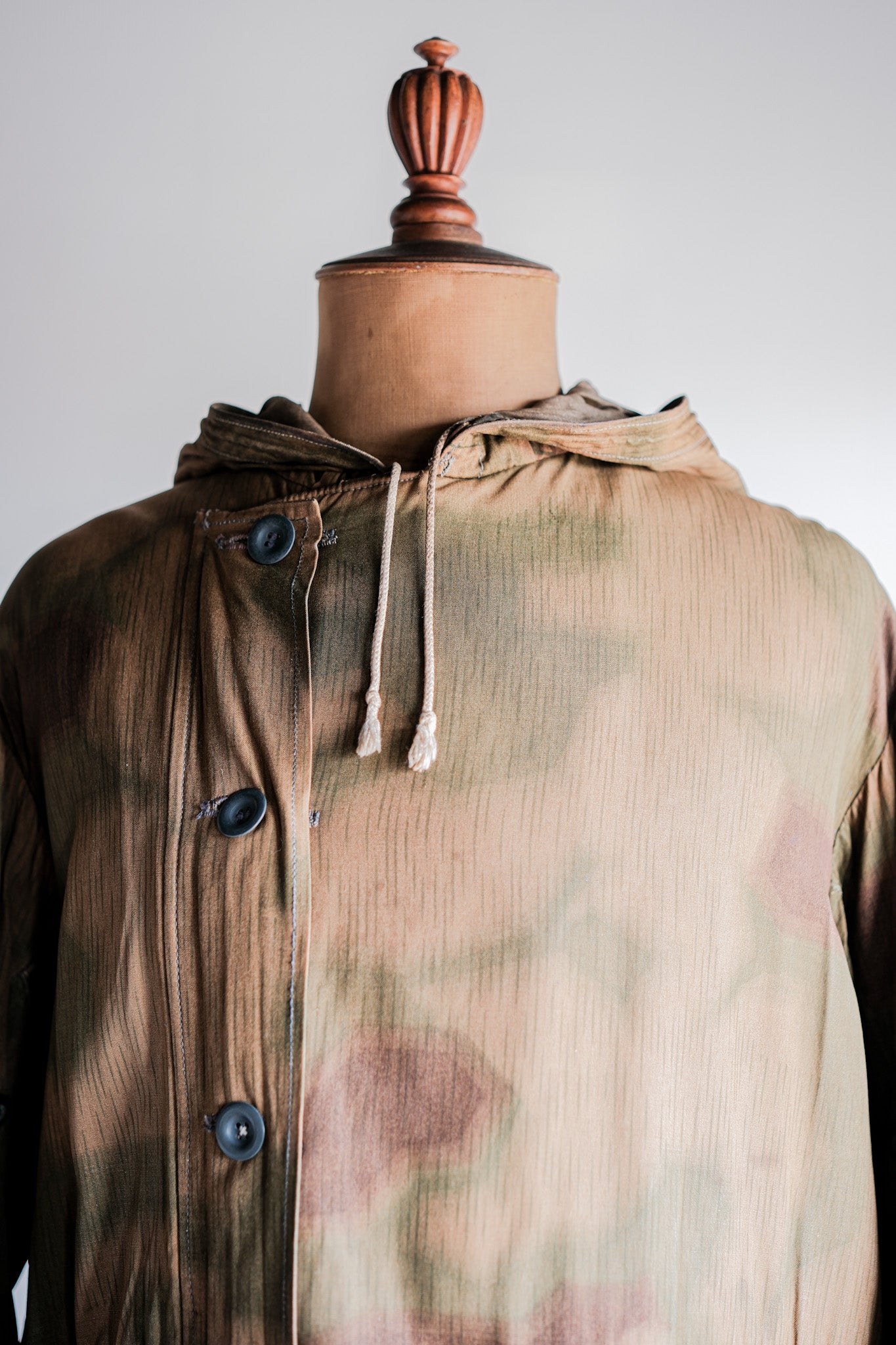 【~40's】WWⅡ German Army Sumpftarnmuster 44 Camouflage 43 Pattern Winter Parka "Wehrmacht"
