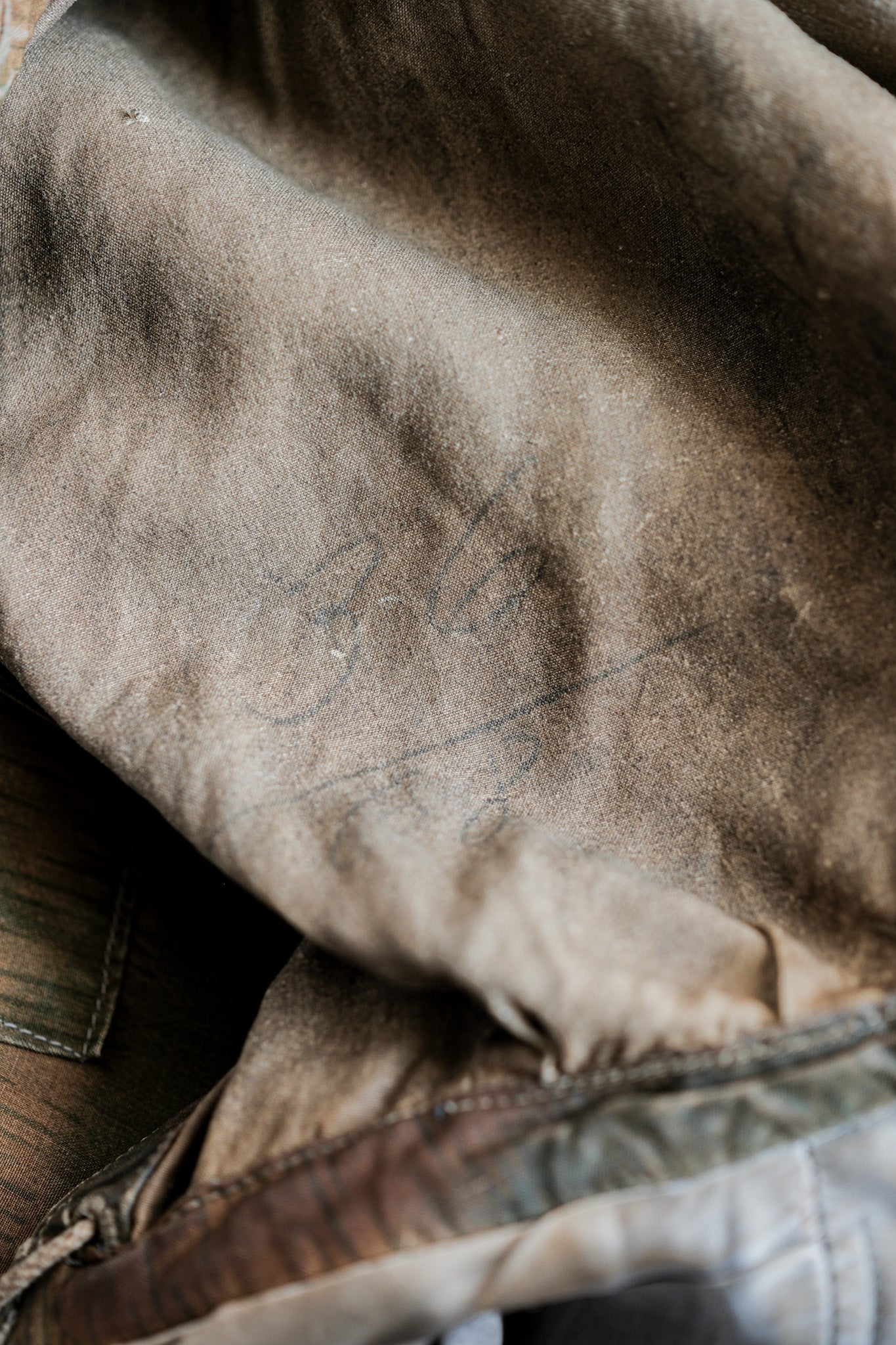 【~40's】WWⅡ German Army Sumpftarnmuster 44 Camouflage 43 Pattern Winter Parka "Wehrmacht"