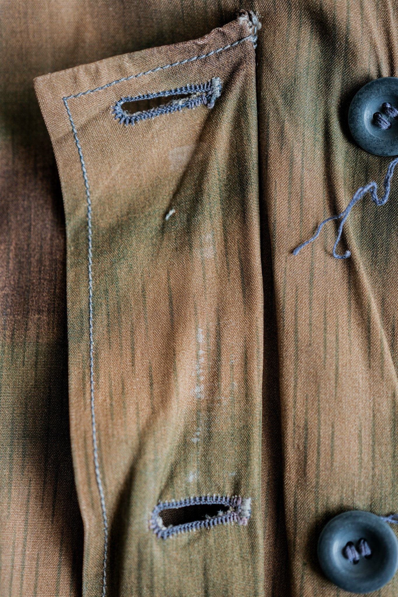 【~40's】WWⅡ German Army Sumpftarnmuster 44 Camouflage 43 Pattern Winter Parka "Wehrmacht"