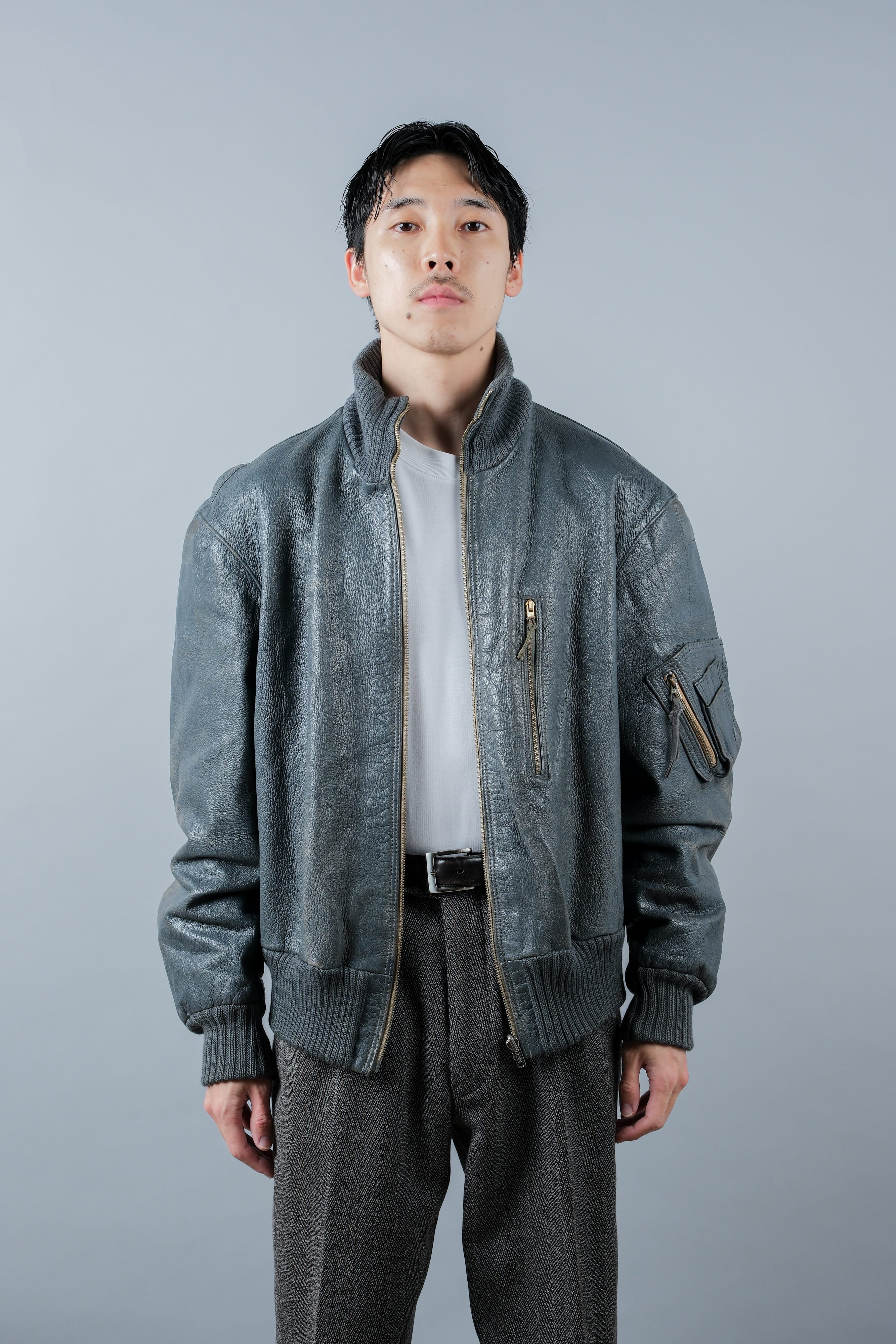 【~70’s】West German Air Force Pilot Leather Jacket