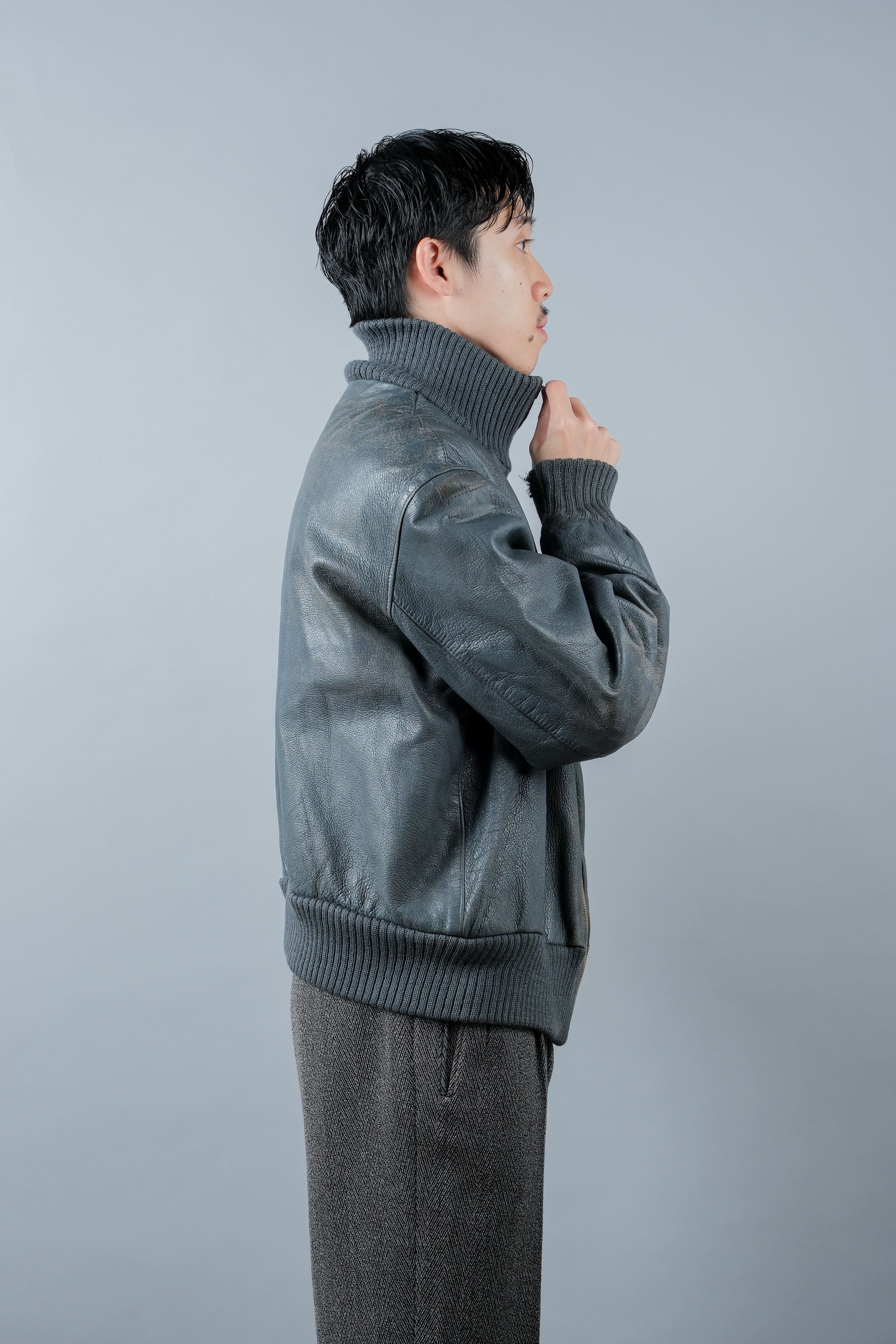 【~70’s】West German Air Force Pilot Leather Jacket