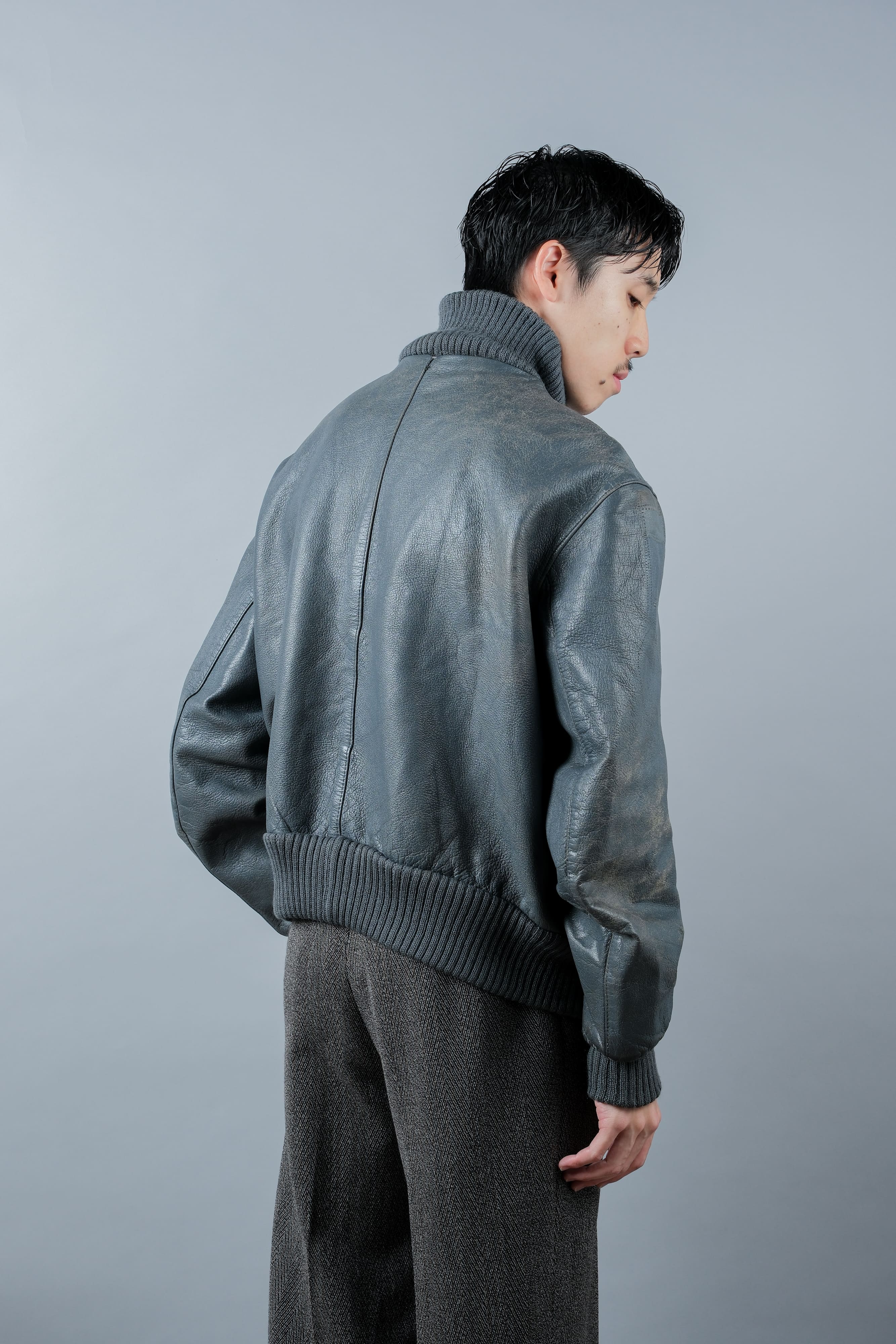【~70’s】West German Air Force Pilot Leather Jacket