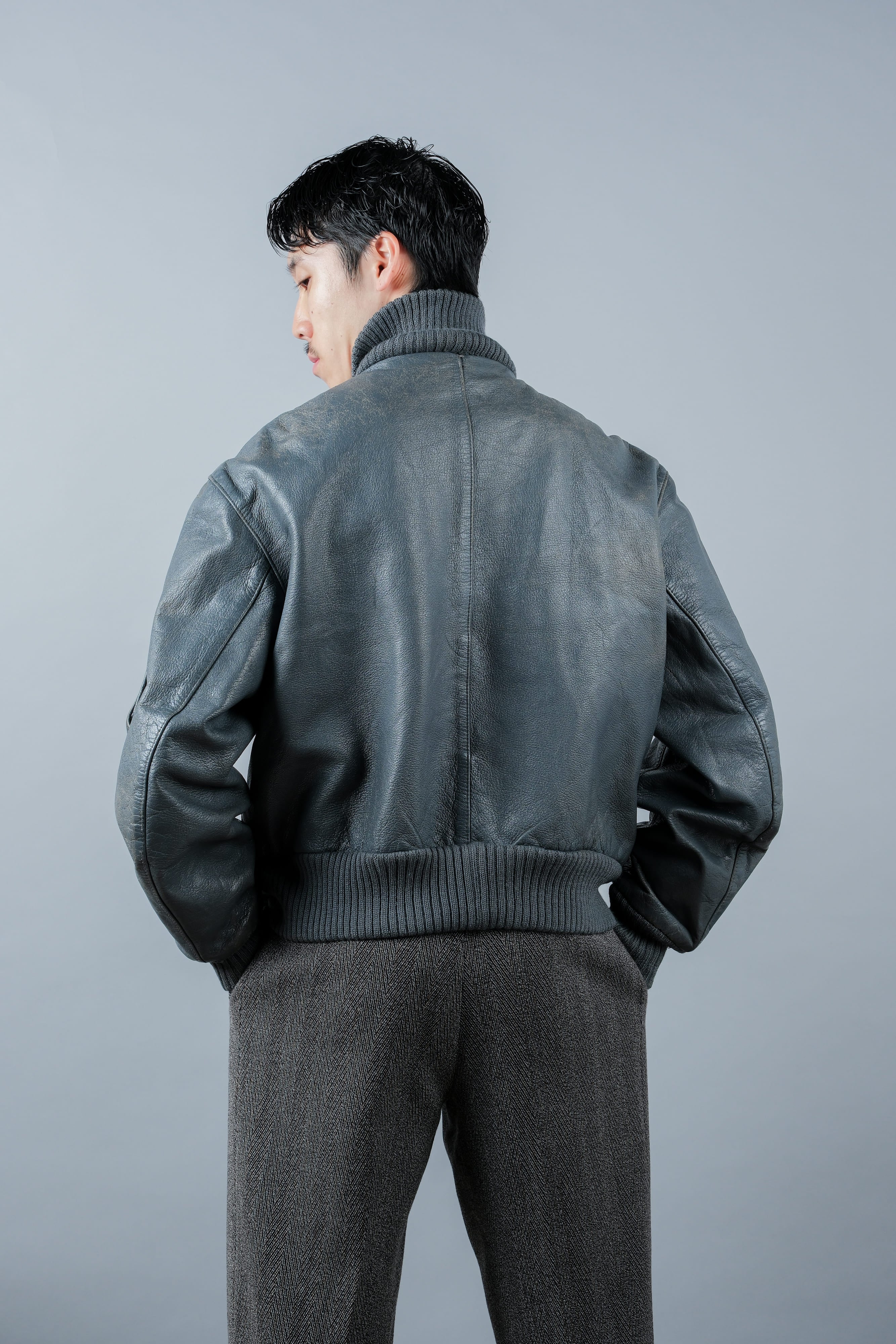 【~70’s】West German Air Force Pilot Leather Jacket