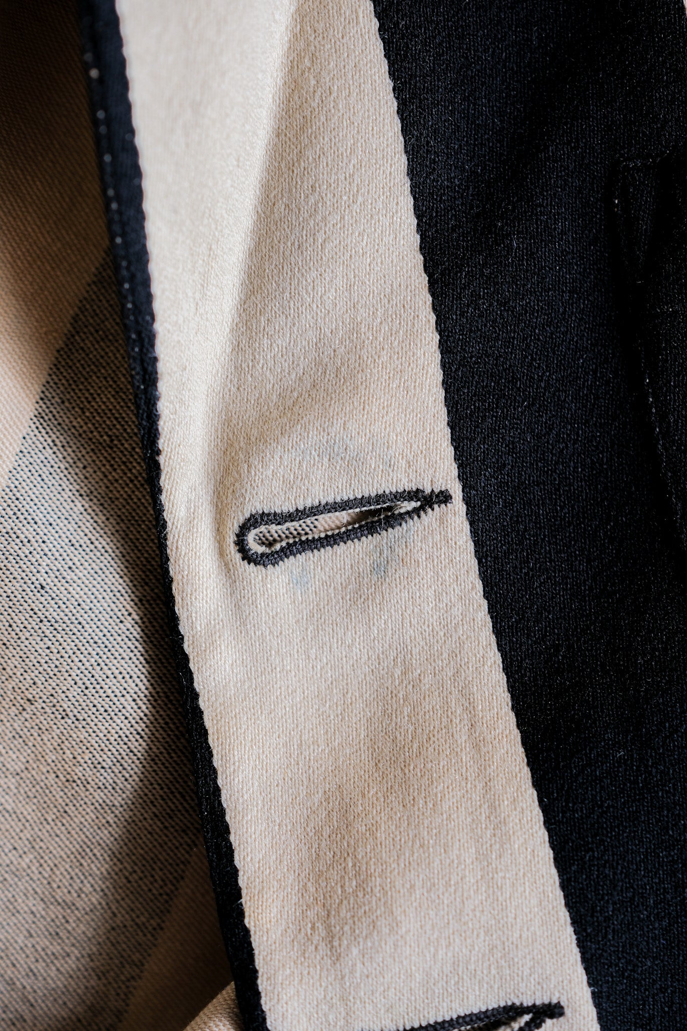 【~20's】British Vintage 2 Tone Striped College Jacket