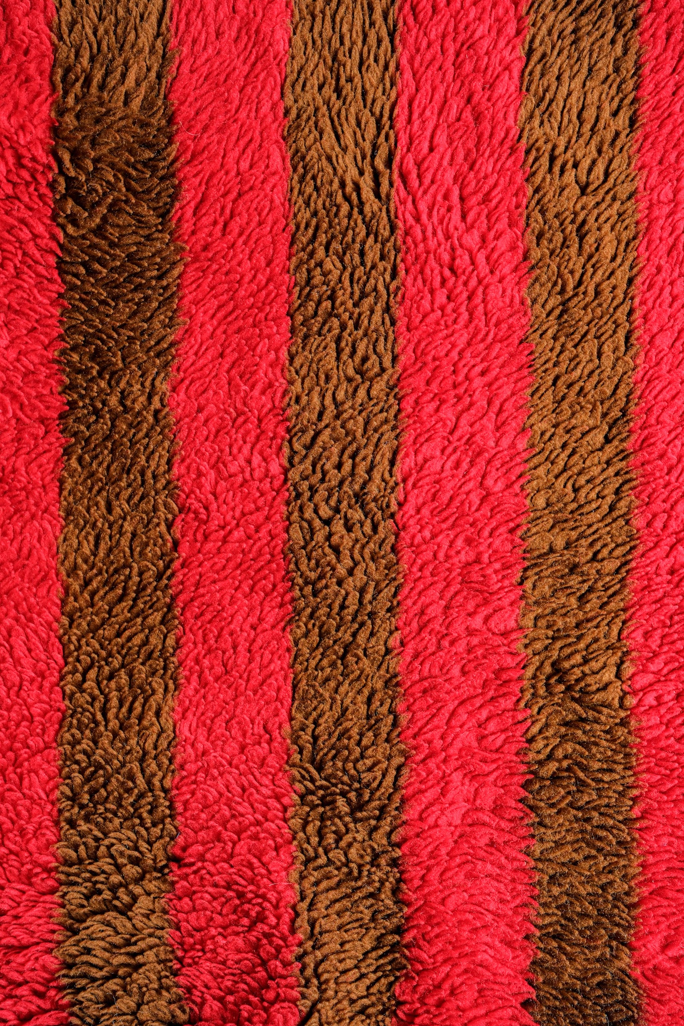 【~60's】British Vintage 2 Tone Striped High Necked Sweater