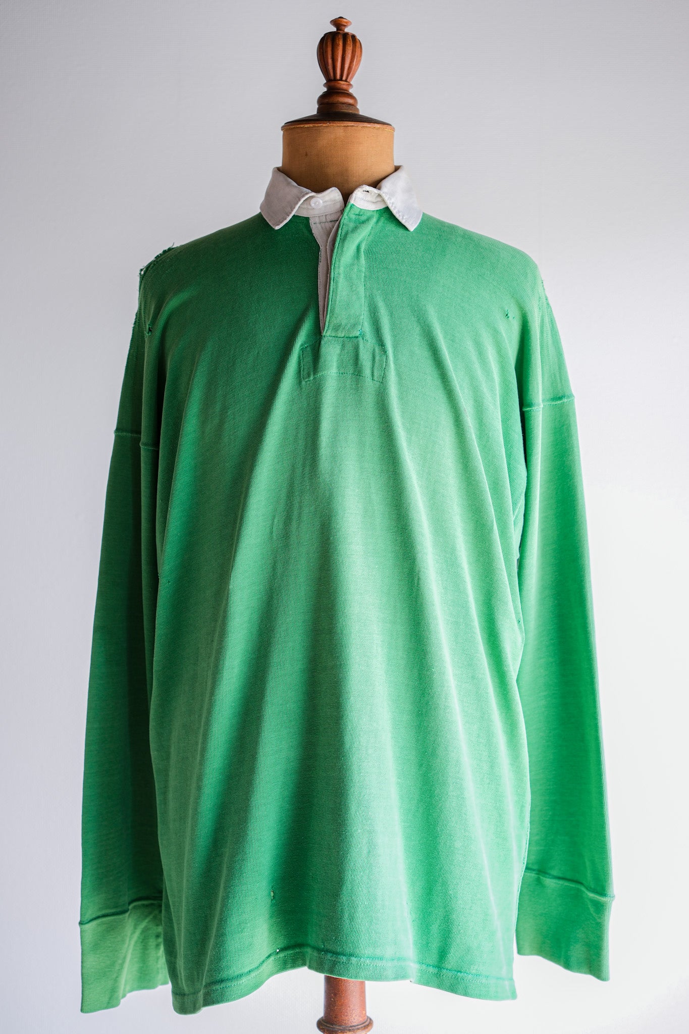 【~60's】British Vintage Numbering Rugger Shirt Size.46 "UMBRO" "Boro"