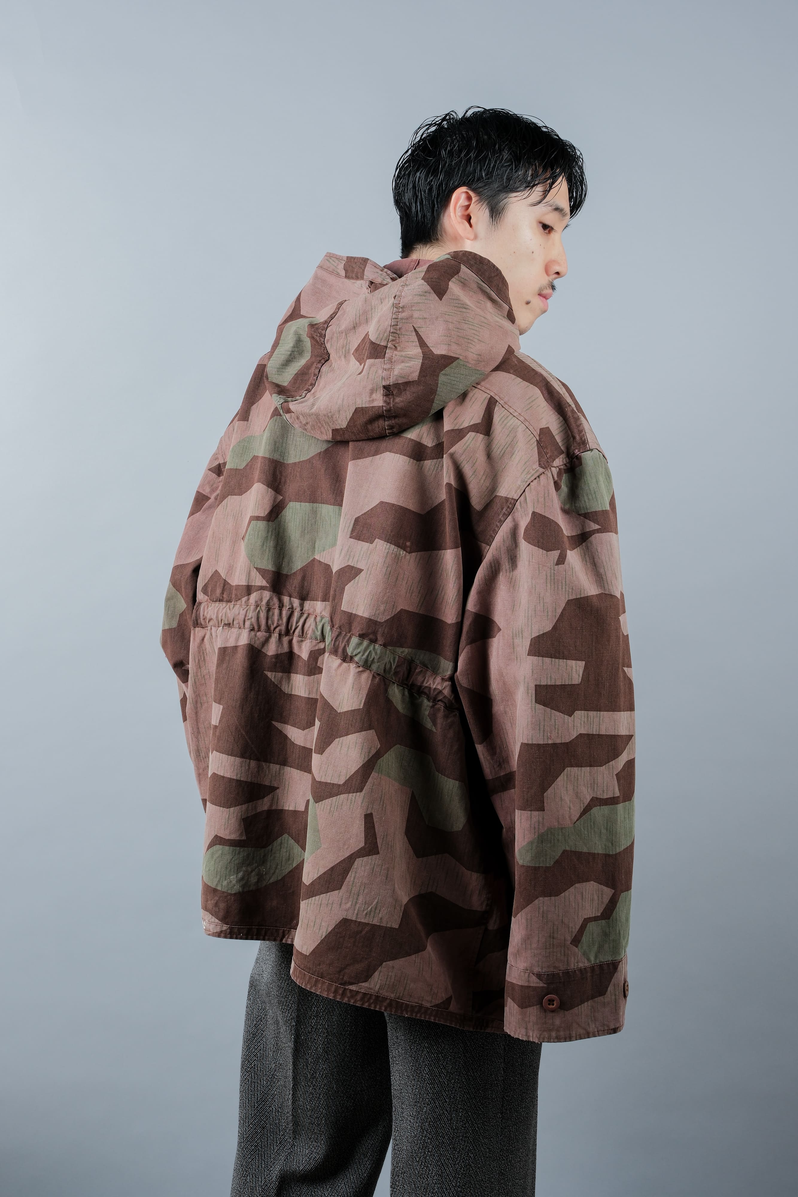 【~60's】German Vintage Splinter Pattern Camouflage Smock