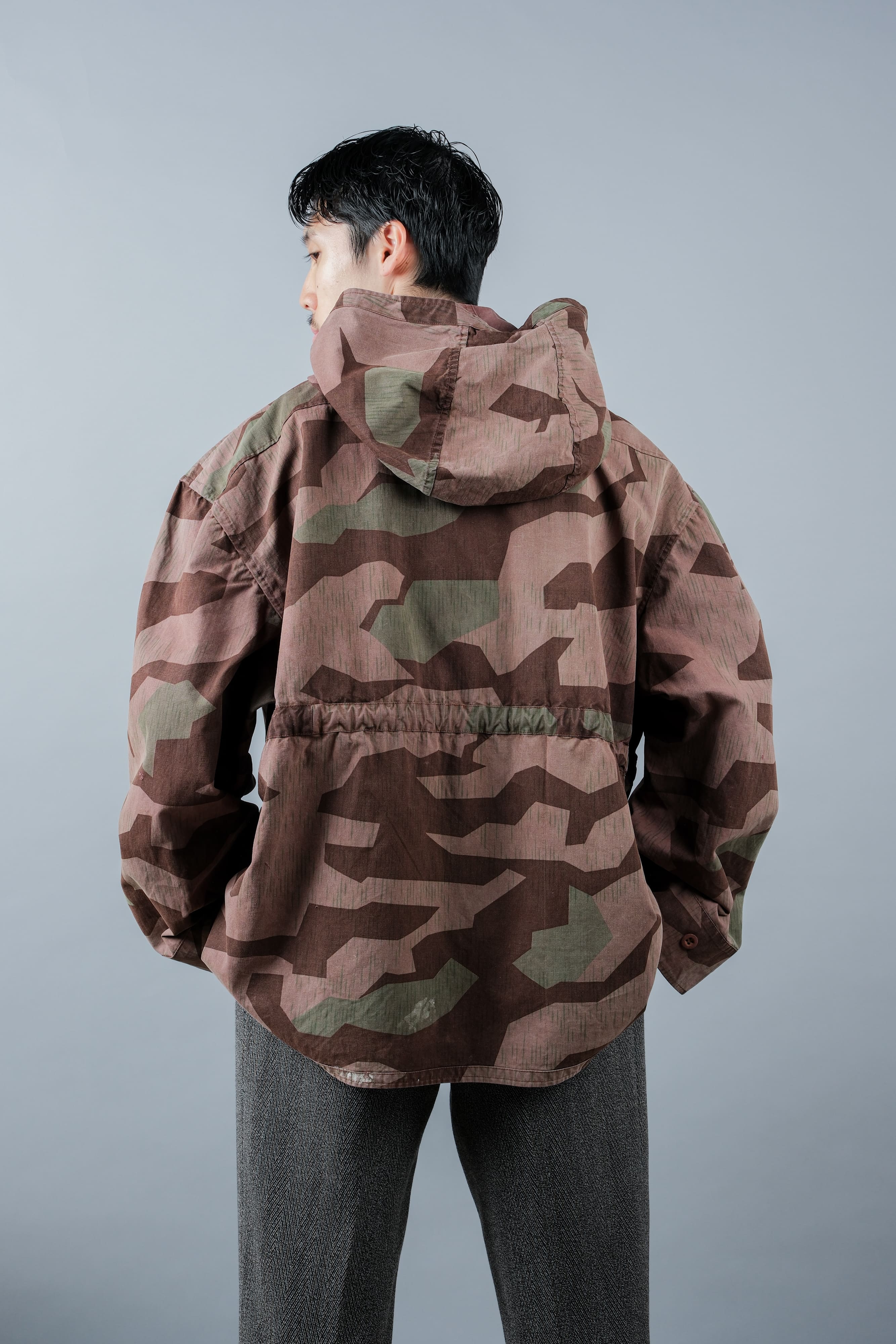 【~60's】German Vintage Splinter Pattern Camouflage Smock