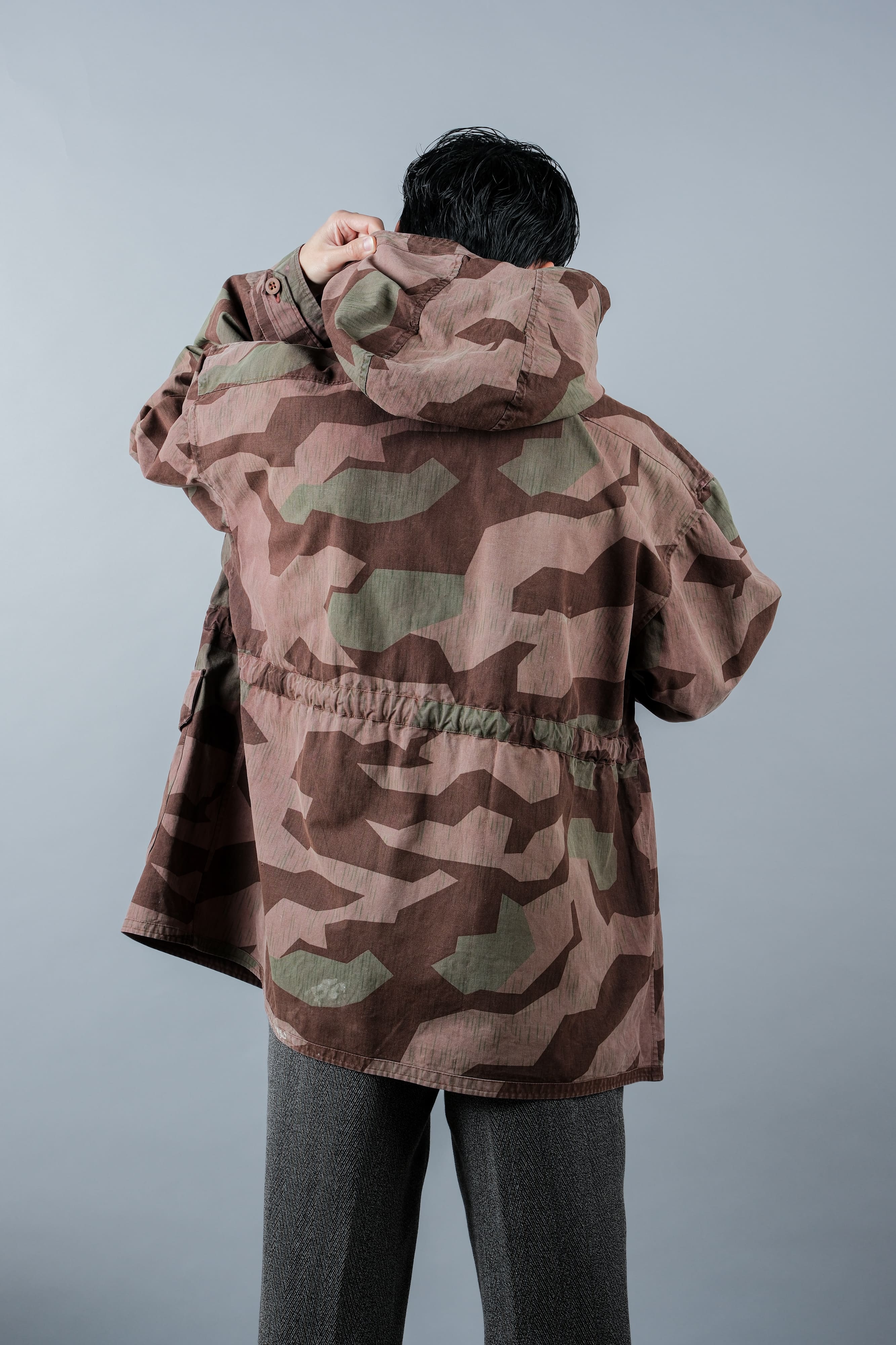 【~60's】German Vintage Splinter Pattern Camouflage Smock